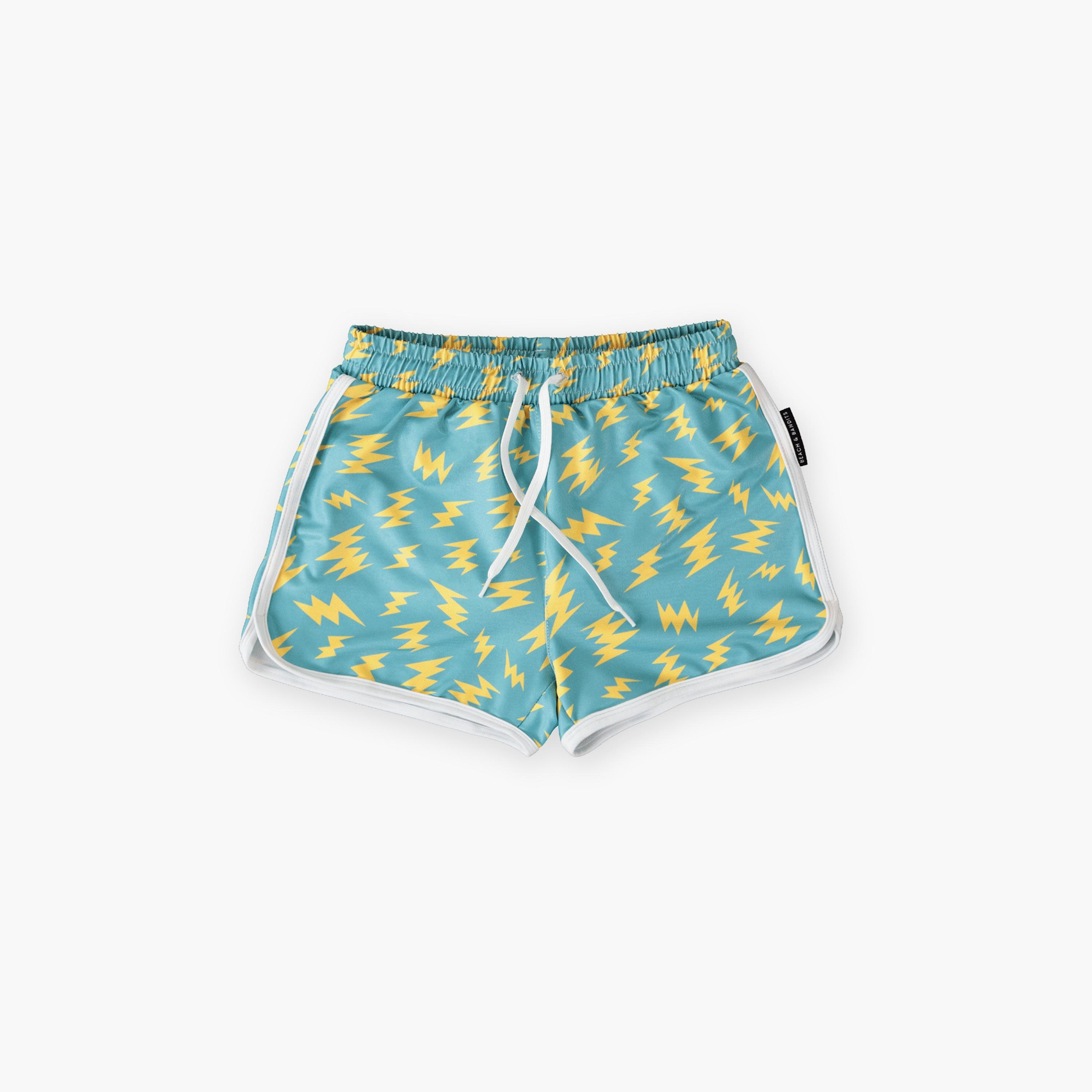 Beach & Bandits Bolts Of Lightning Printed Swim Shorts-baby-boys-clothing-swimwear-image-1