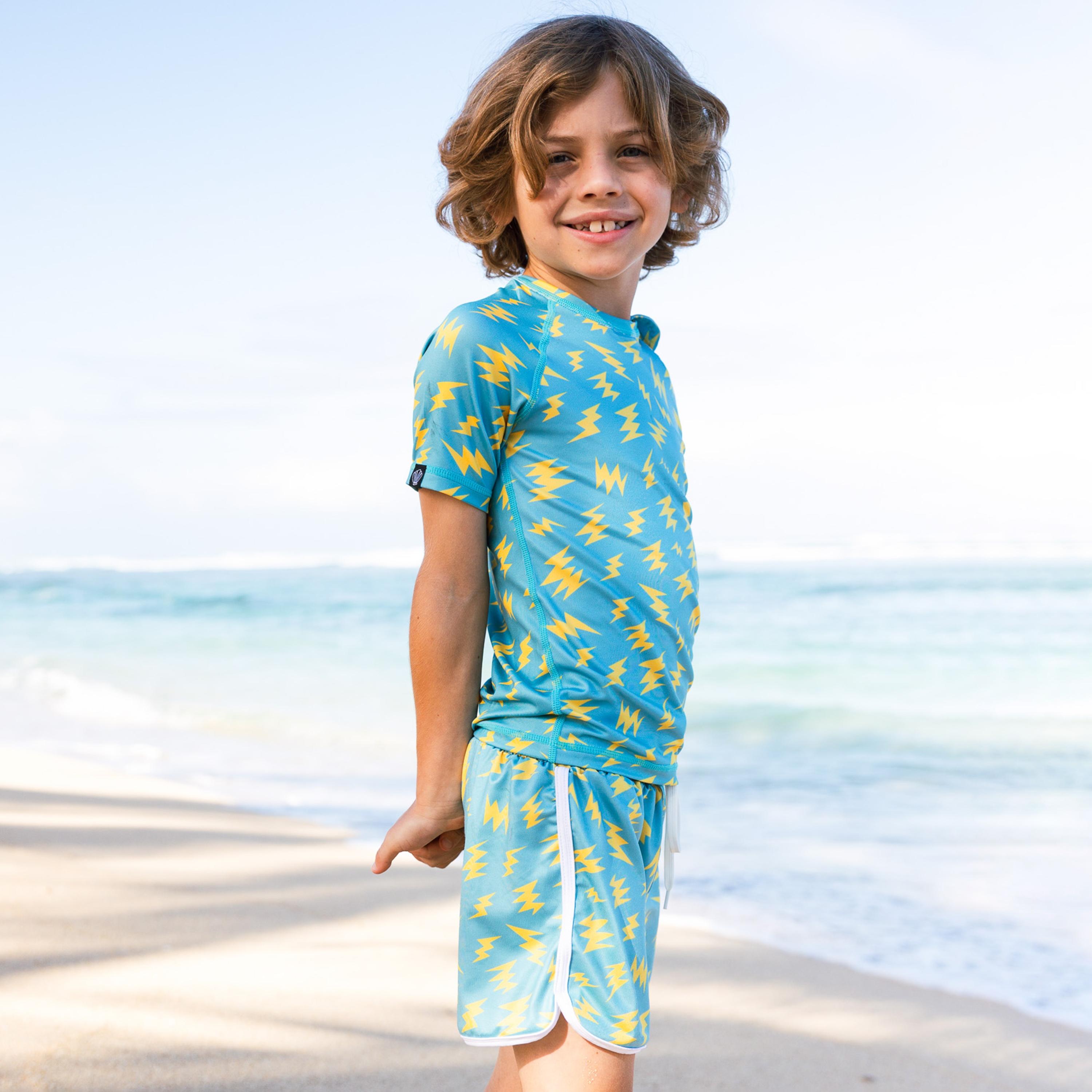 Beach & Bandits Bolts Of Lightning Printed Swim Shorts-baby-boys-clothing-swimwear-image-2