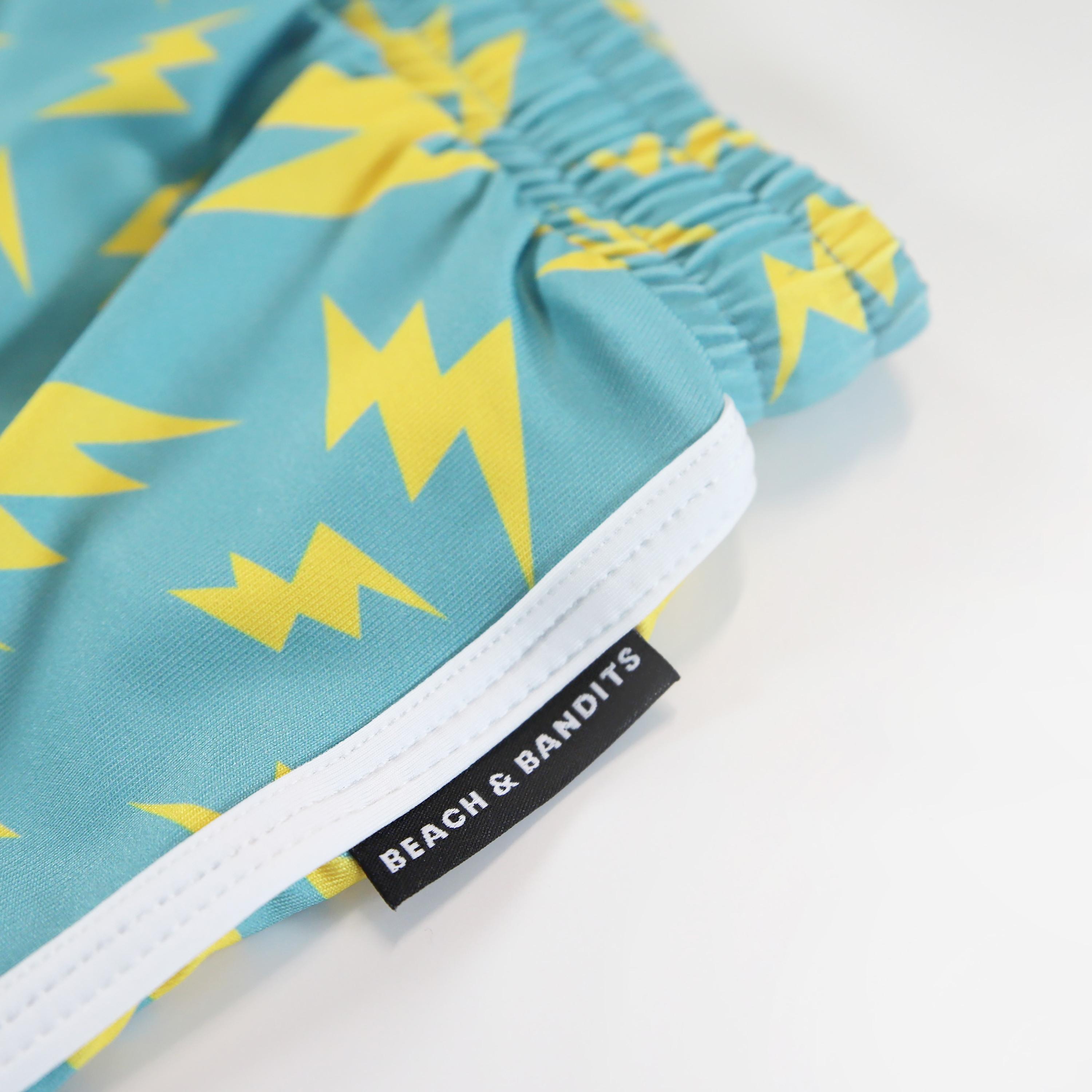 Beach & Bandits Bolts Of Lightning Printed Swim Shorts-baby-boys-clothing-swimwear-image-3