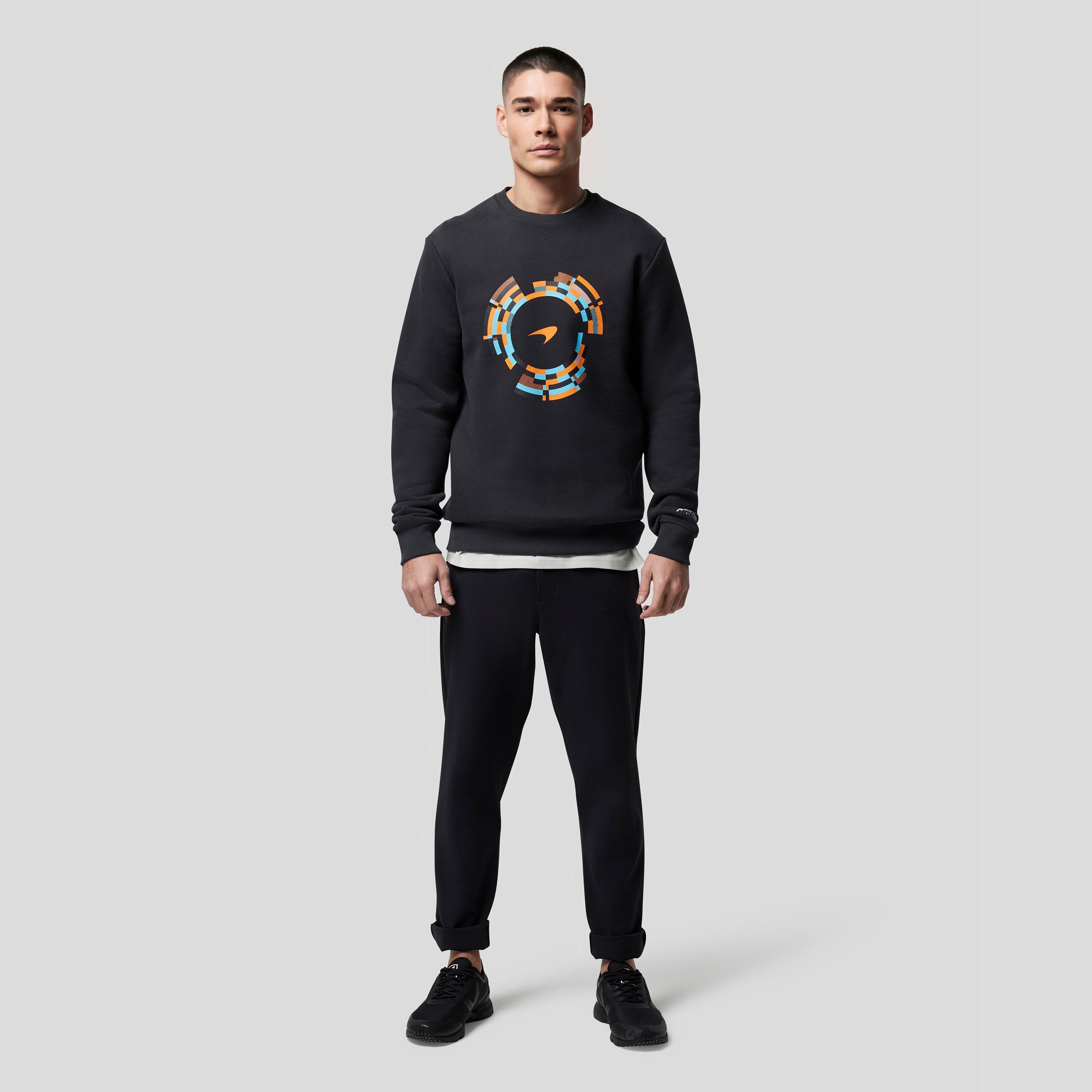 Castore Unisex Round Neck Short Sleeves Mclaren Dynamic Sweatshirt - Black-men-clothing-jacketsandblazers-jackets-image-2