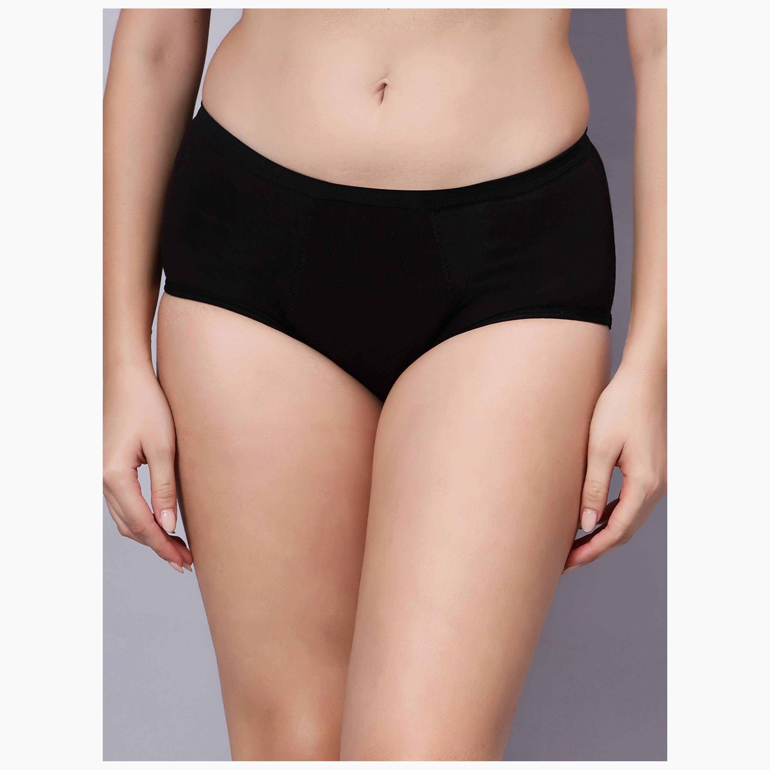 Tummy 3-Piece Bamboo Cotton Leak Proof Reusable Menstrual & Postpartum Panties-women-clothing-maternity-lingerie-panties-image-2