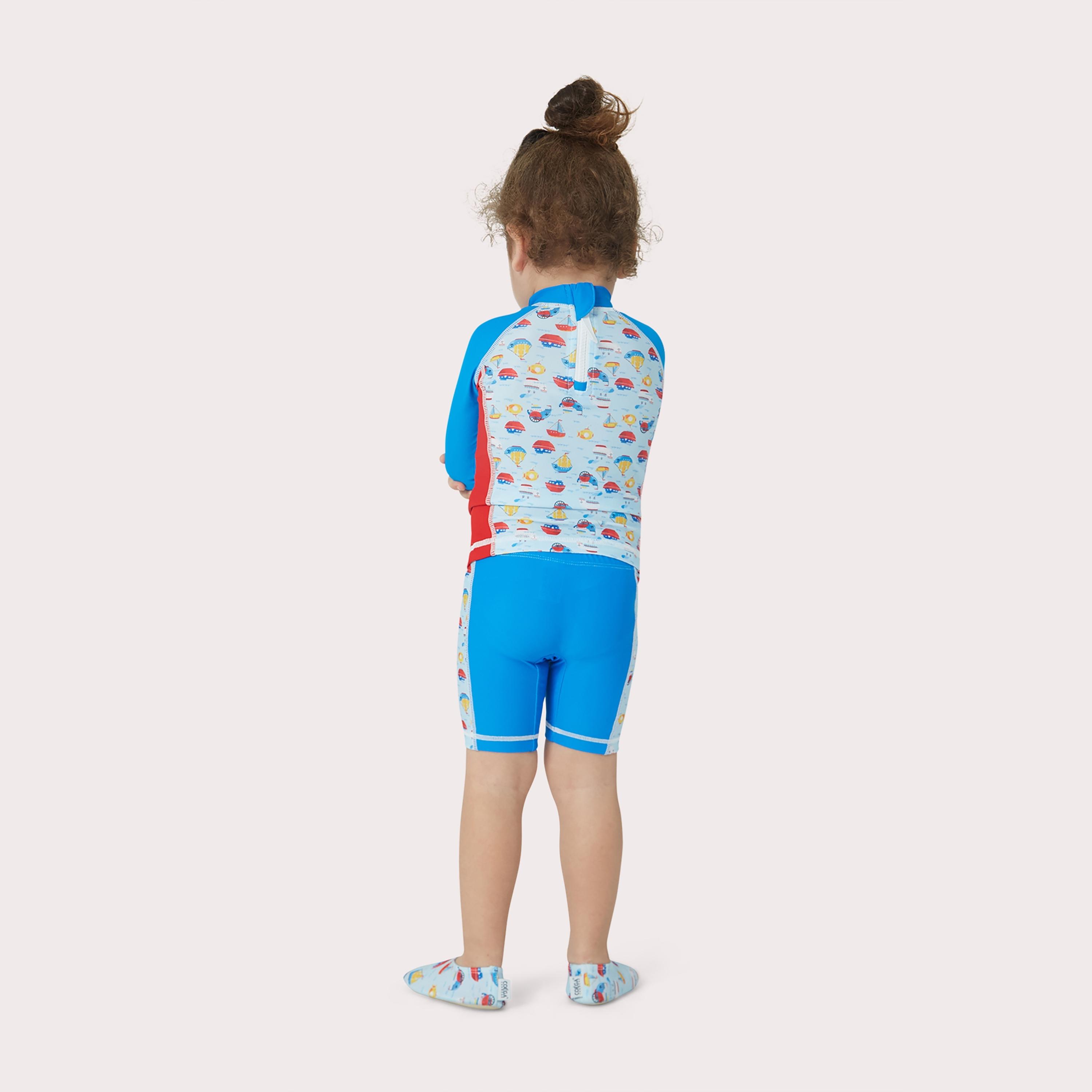 COEGA Sunwear Boys Baby 2 Piece Suit, Blue Boats-sports-gear-swimming-boy-image-3