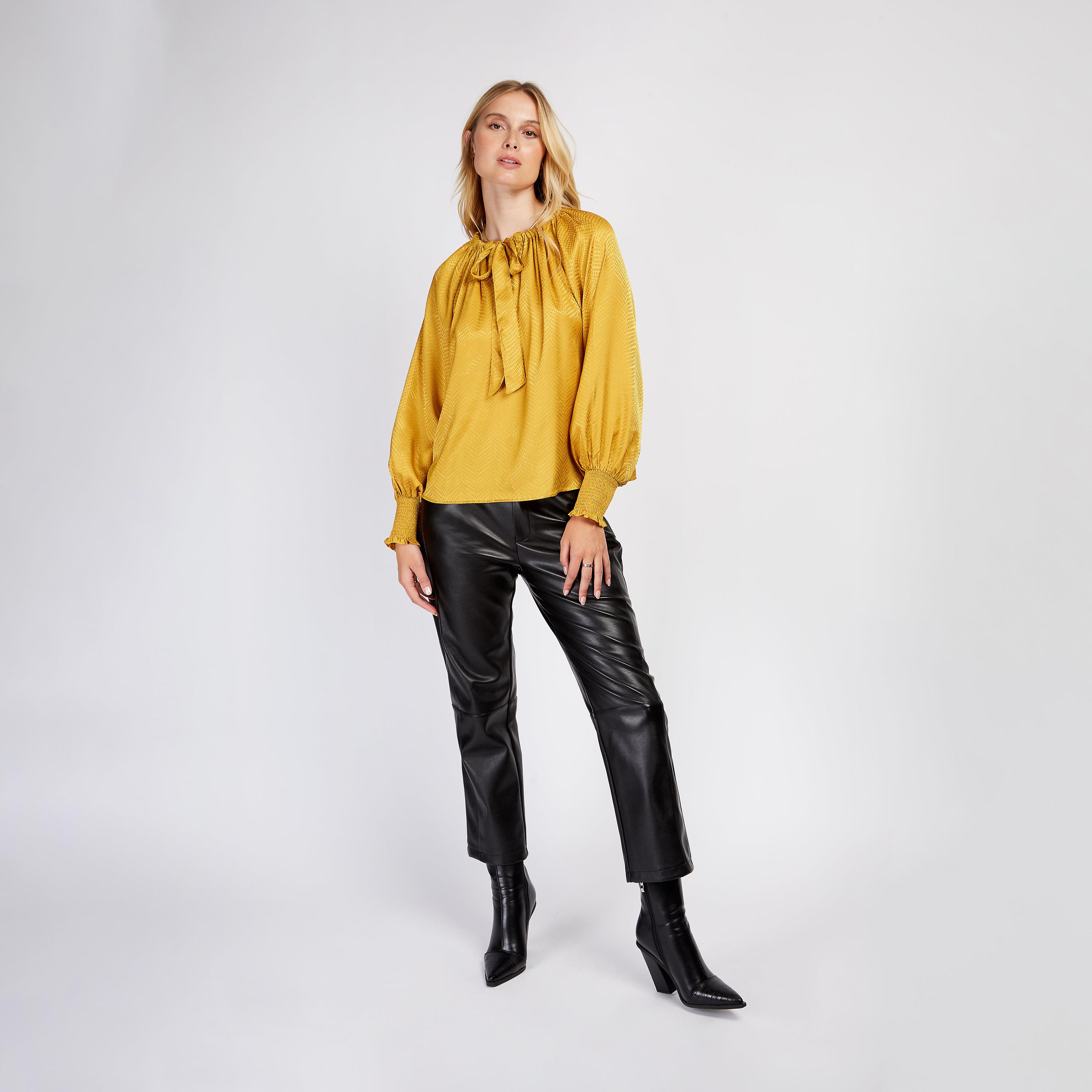 Little Mistress Crew Neck Long Sleeves Top-women-clothing-shirtsandblouses-blouses-image-2