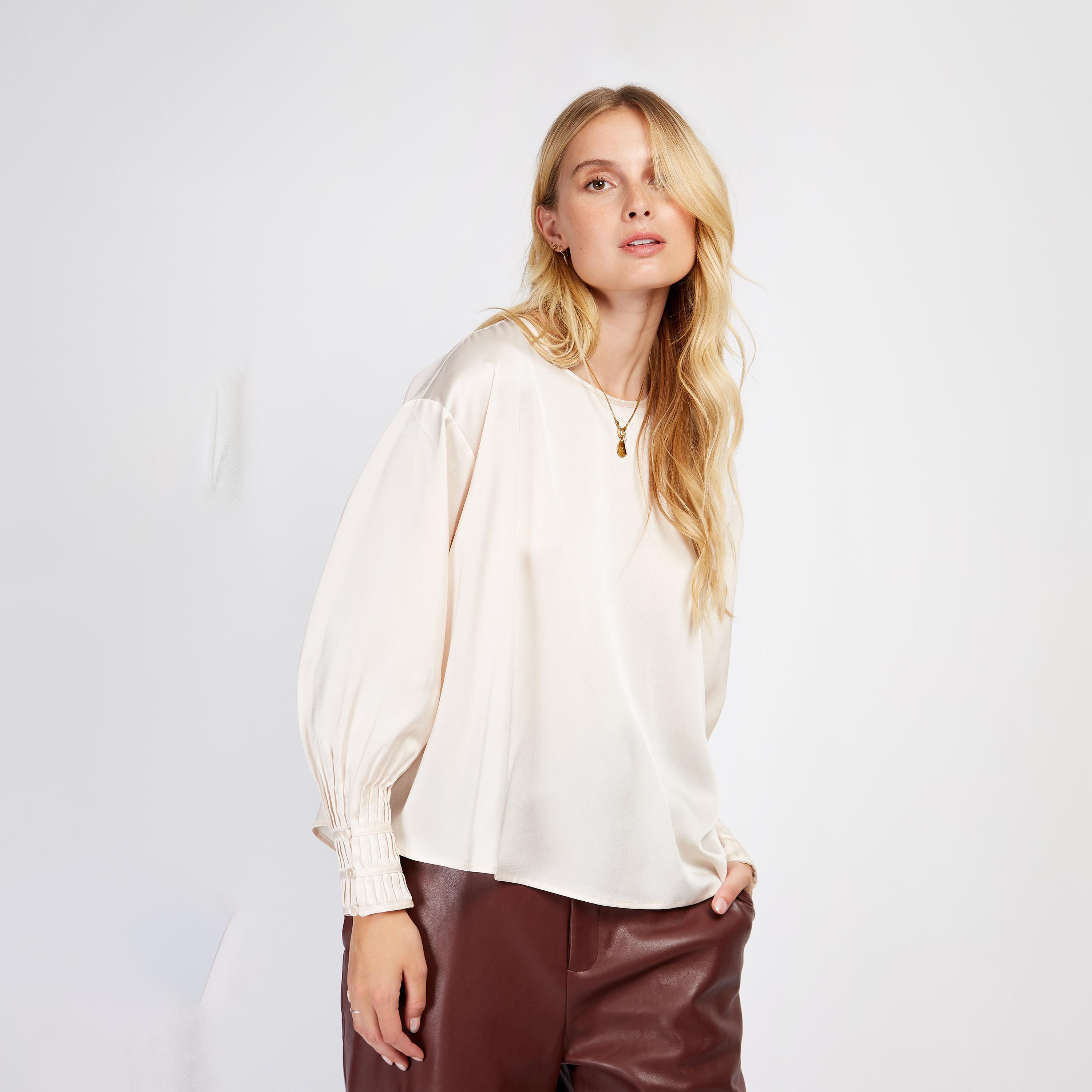 Little Mistress Crew Neck Dropped Sleeves Top-women-clothing-shirtsandblouses-blouses-image-1