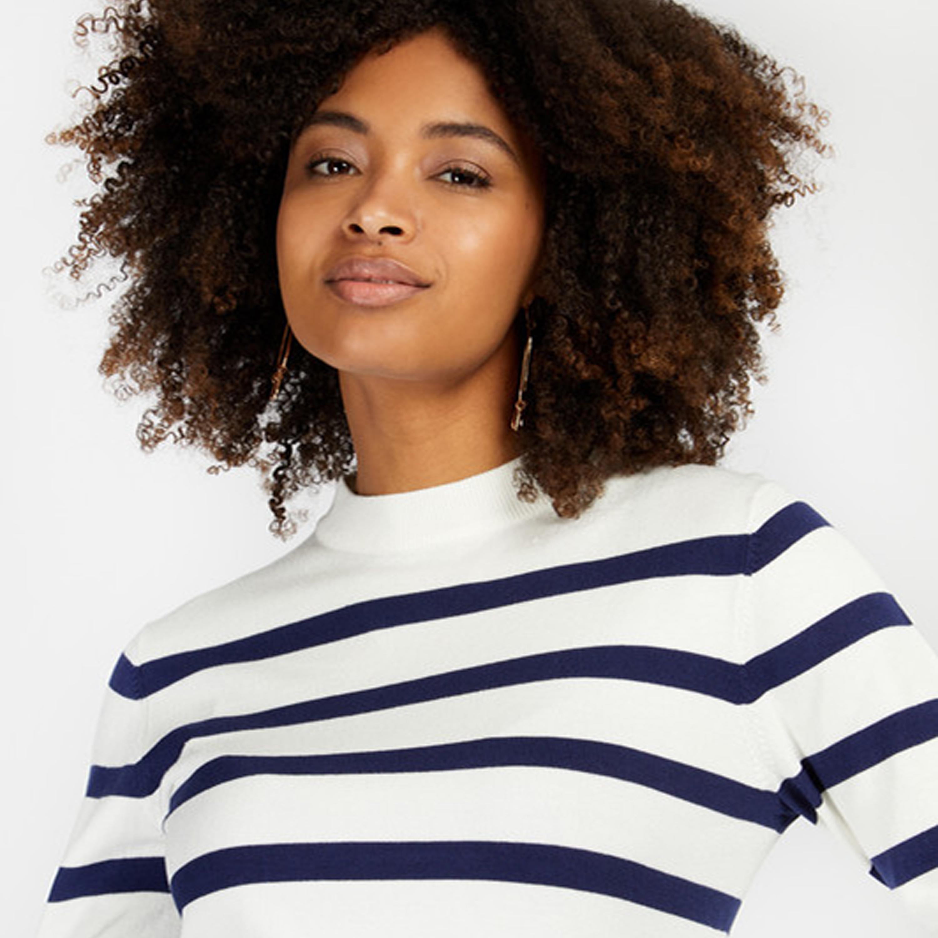 Little Mistress Stripes Crew Neck Long Sleeves Top-women-clothing-shirtsandblouses-blouses-image-3