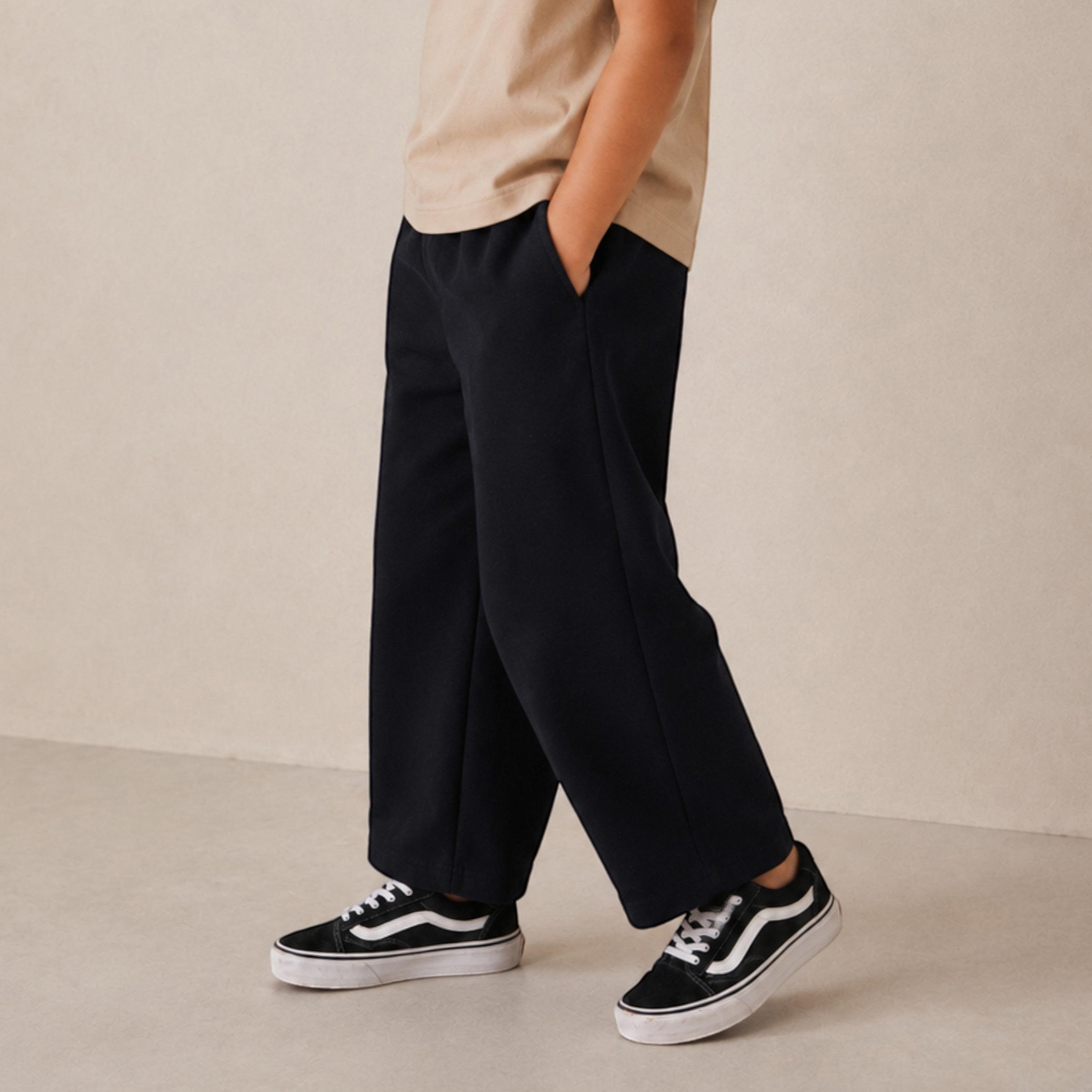 بنطال بتصميم بالون سادة بخصر مطاطي من فيكتور أند جين-boys-clothing-bottoms-joggersandtrackpants-image-2