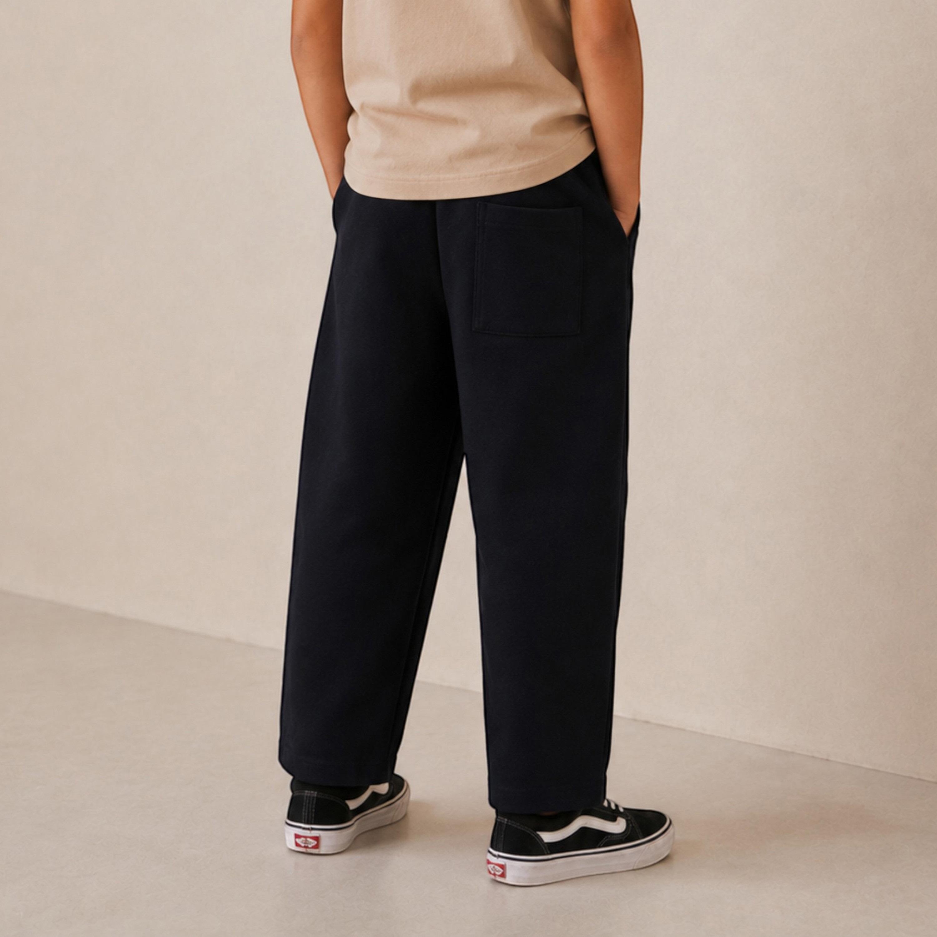 بنطال بتصميم بالون سادة بخصر مطاطي من فيكتور أند جين-boys-clothing-bottoms-joggersandtrackpants-image-4