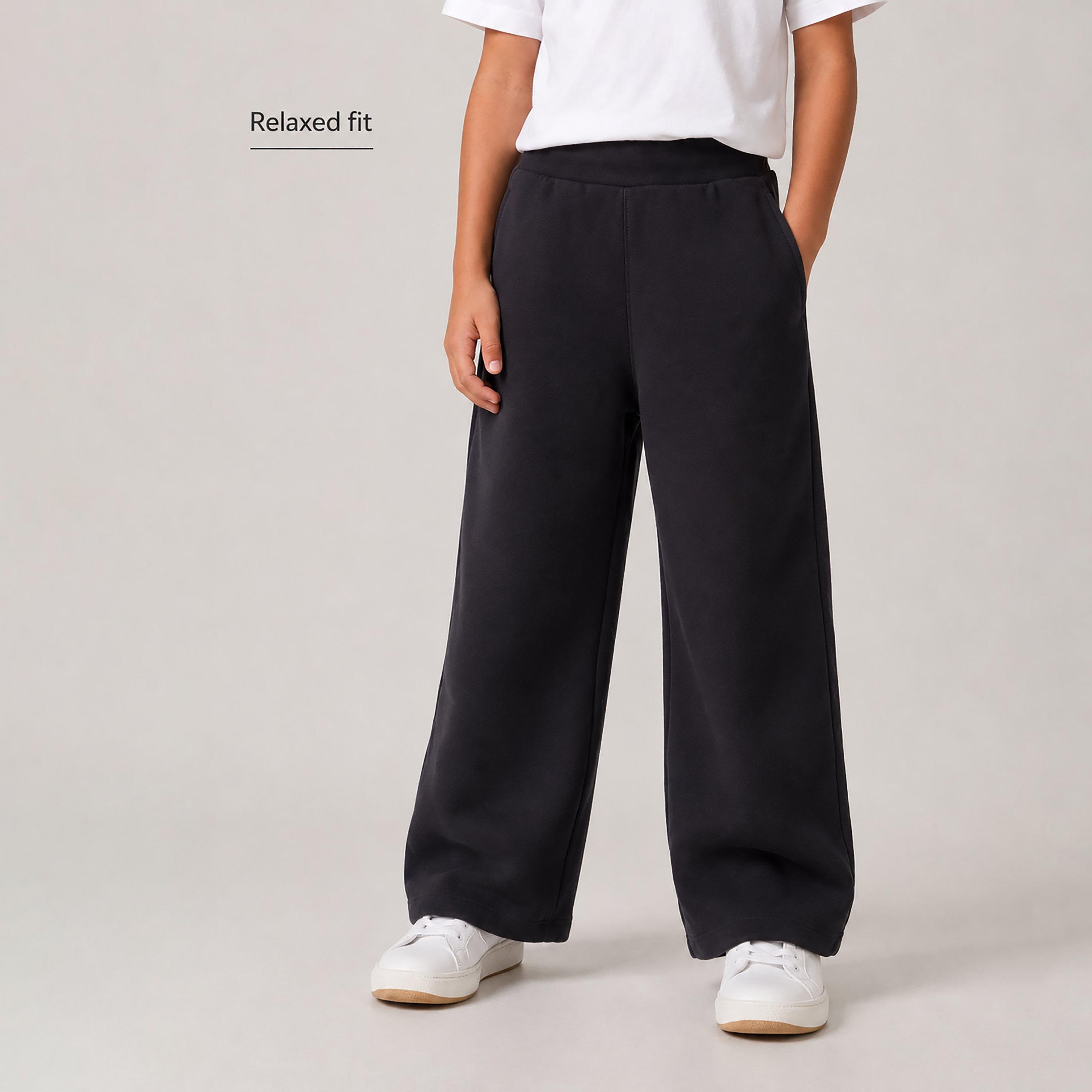 بنطال بتصميم بالون سادة بخصر مطاطي من فيكتور أند جين-boys-clothing-bottoms-joggersandtrackpants-image-1