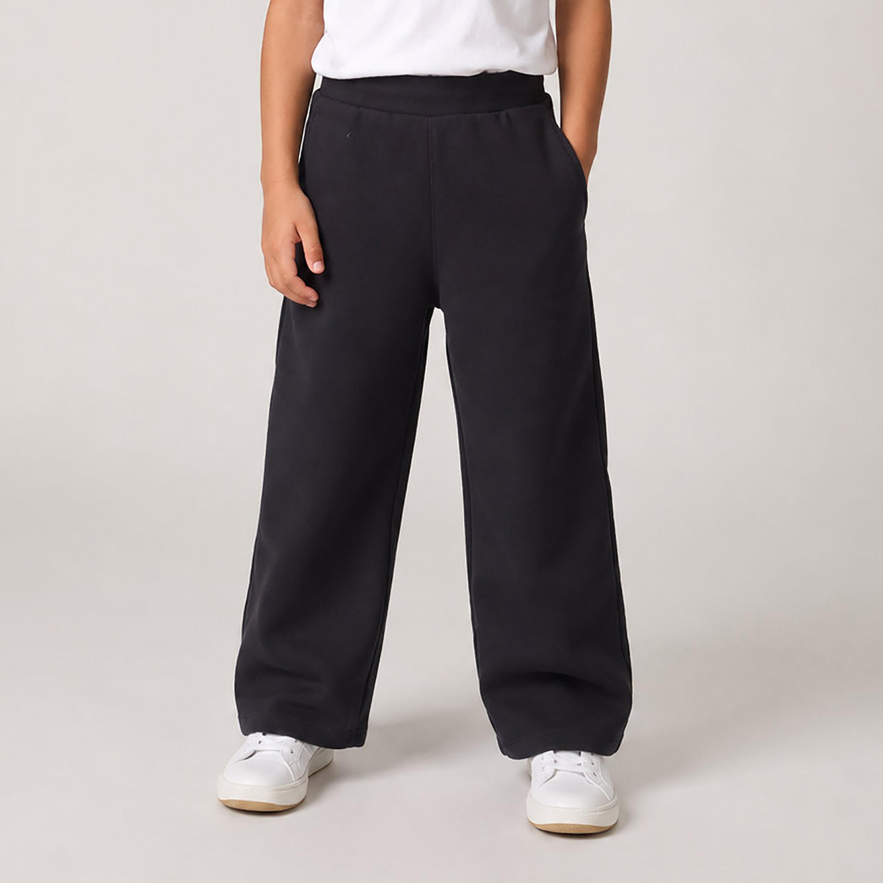 بنطال بتصميم بالون سادة بخصر مطاطي من فيكتور أند جين-boys-clothing-bottoms-joggersandtrackpants-image-2