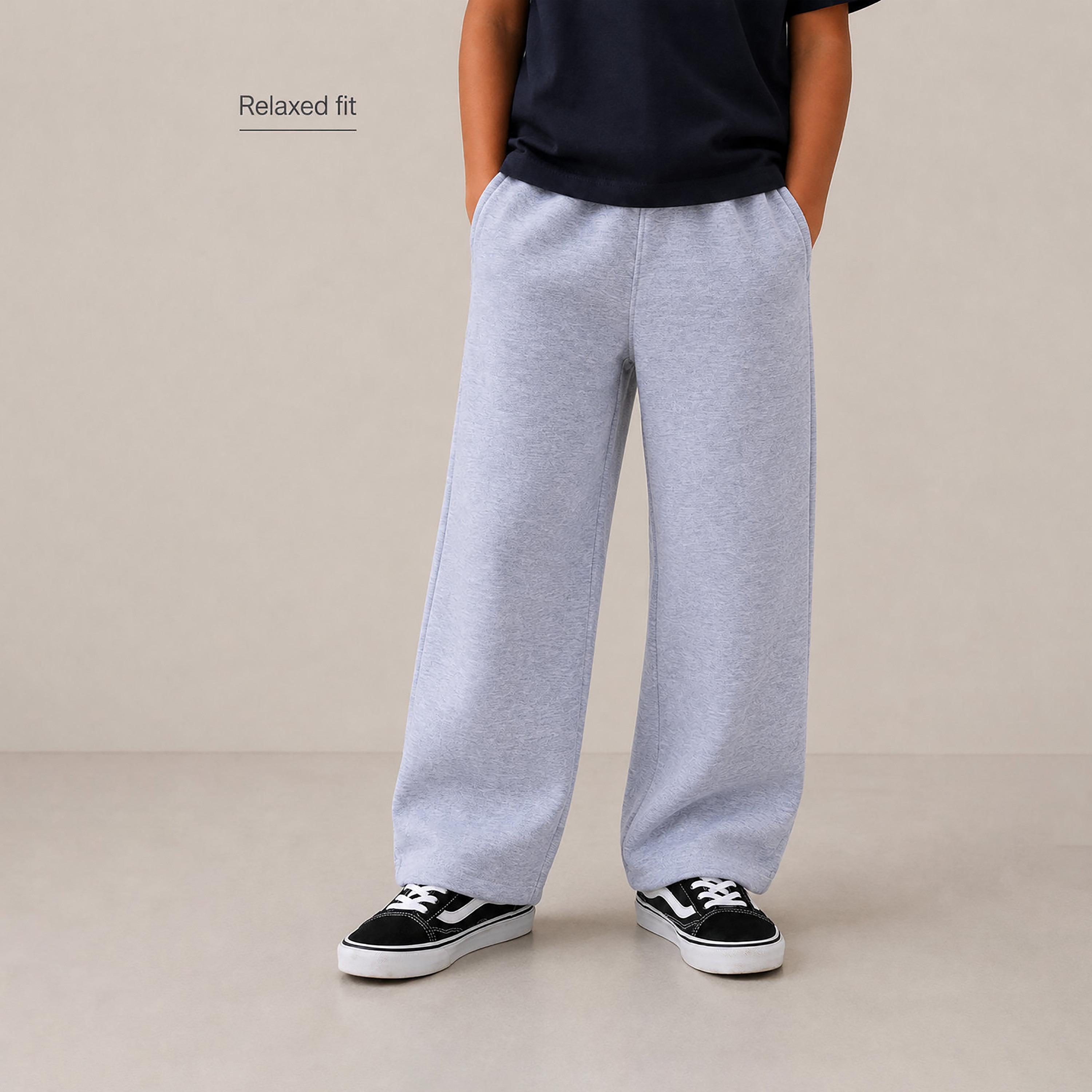 بنطال بتصميم بالون سادة بخصر مطاطي من فيكتور أند جين-boys-clothing-bottoms-joggersandtrackpants-image-2