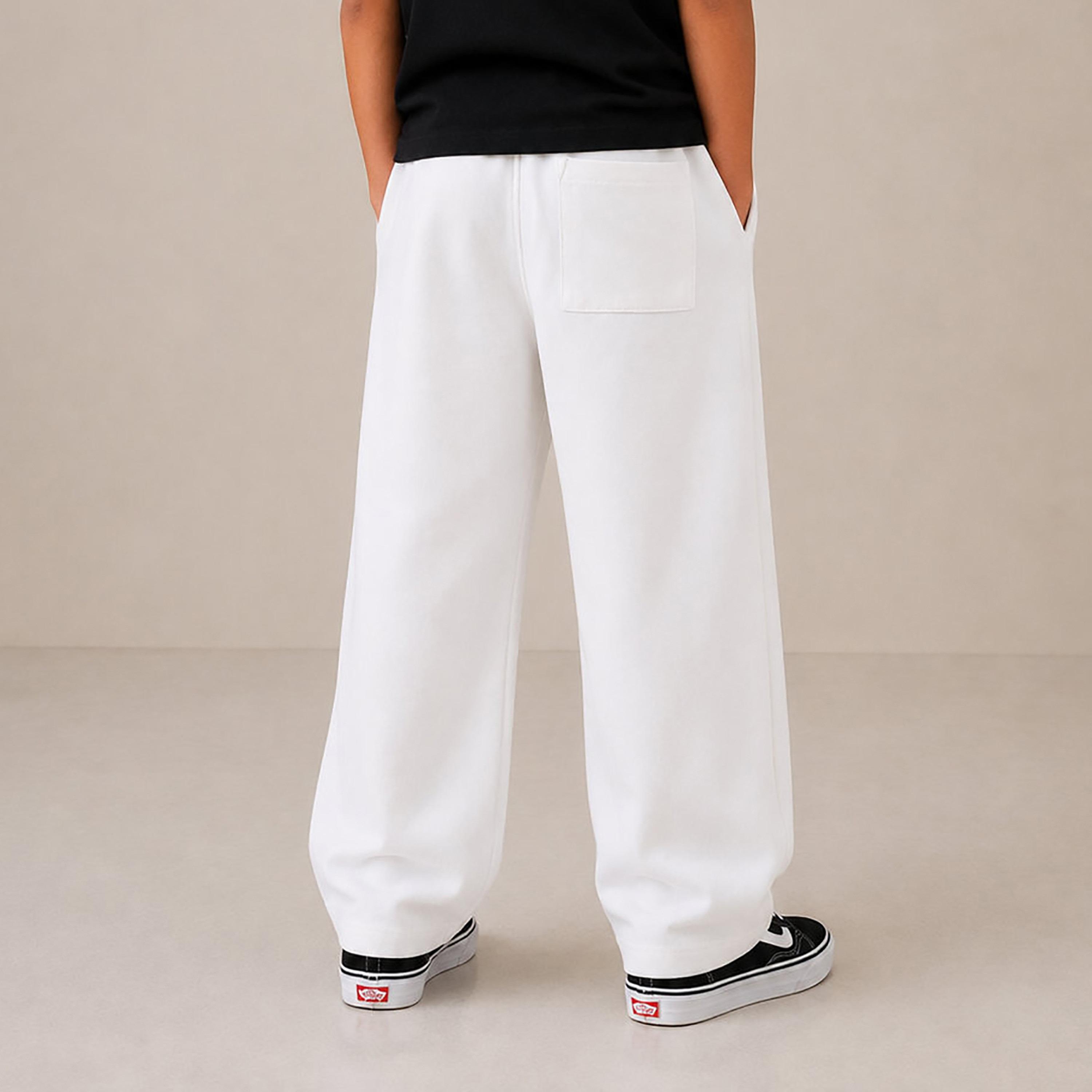 بنطال بتصميم بالون سادة بخصر مطاطي من فيكتور أند جين-boys-clothing-bottoms-joggersandtrackpants-image-4