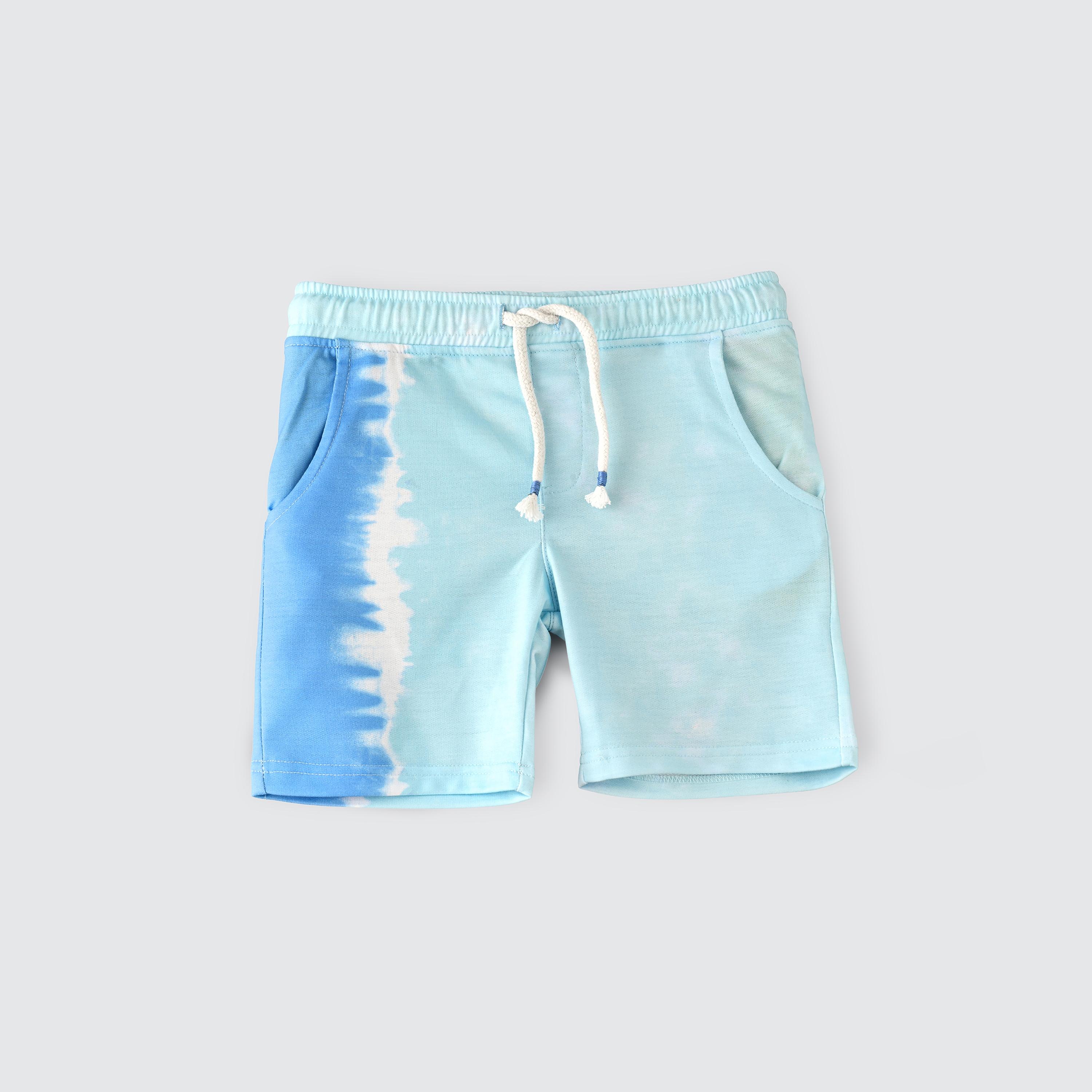 شورت مطبوع مطاطي برباط من يونيك كيدز-boys-clothing-bottoms-shorts-image-3