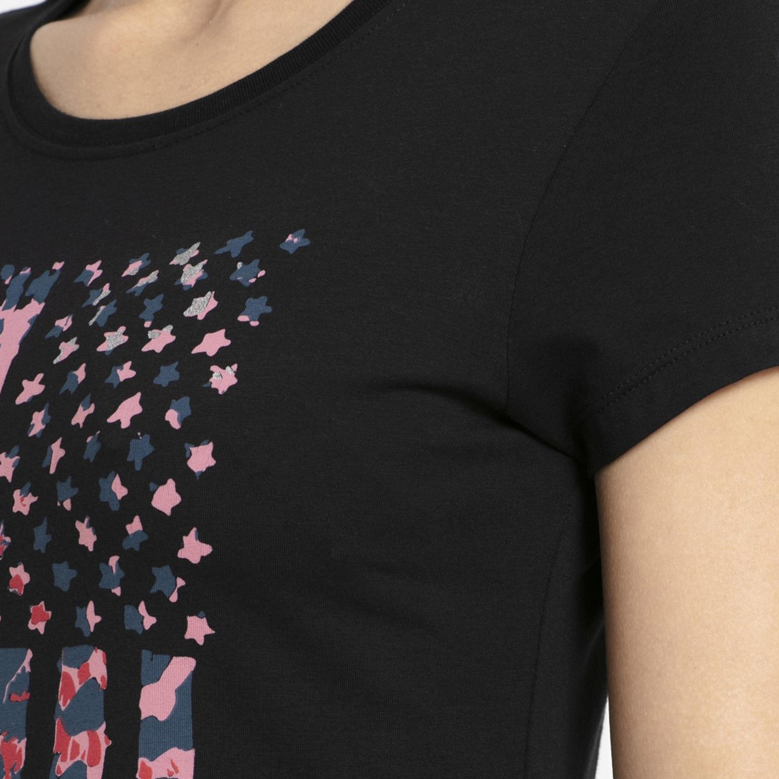 تي شيرت متنوع برقبة دائرية للنساء من جوكي-women-clothing-tshirts-image-12
