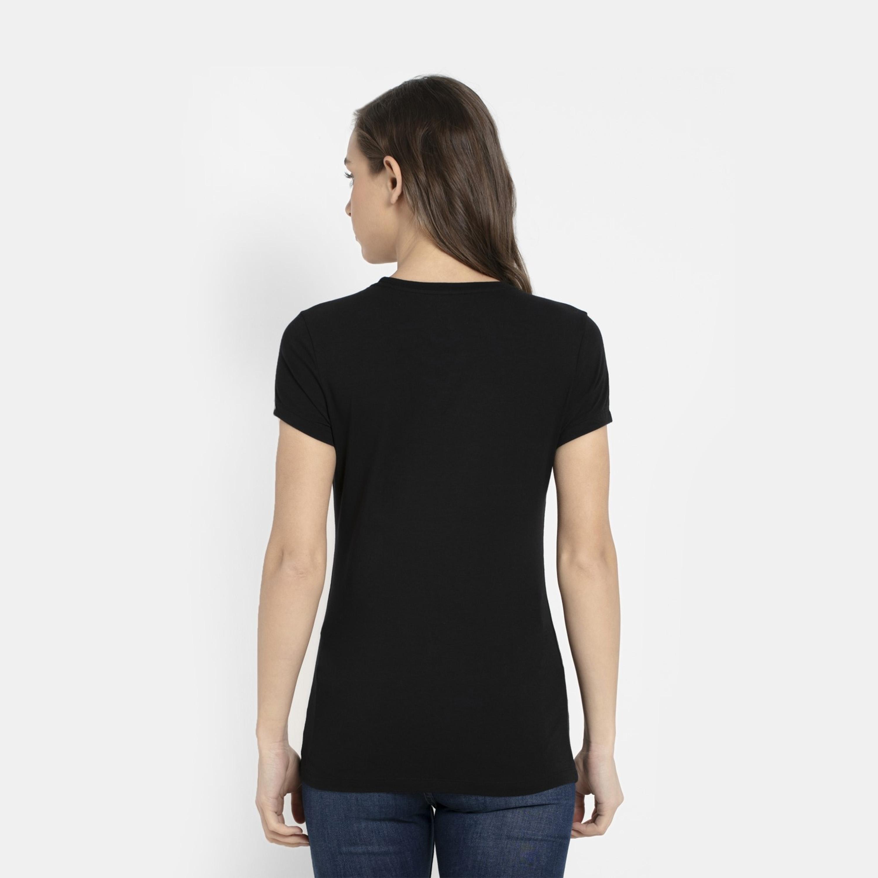 تي شيرت متنوع برقبة دائرية للنساء من جوكي-women-clothing-tshirts-image-9