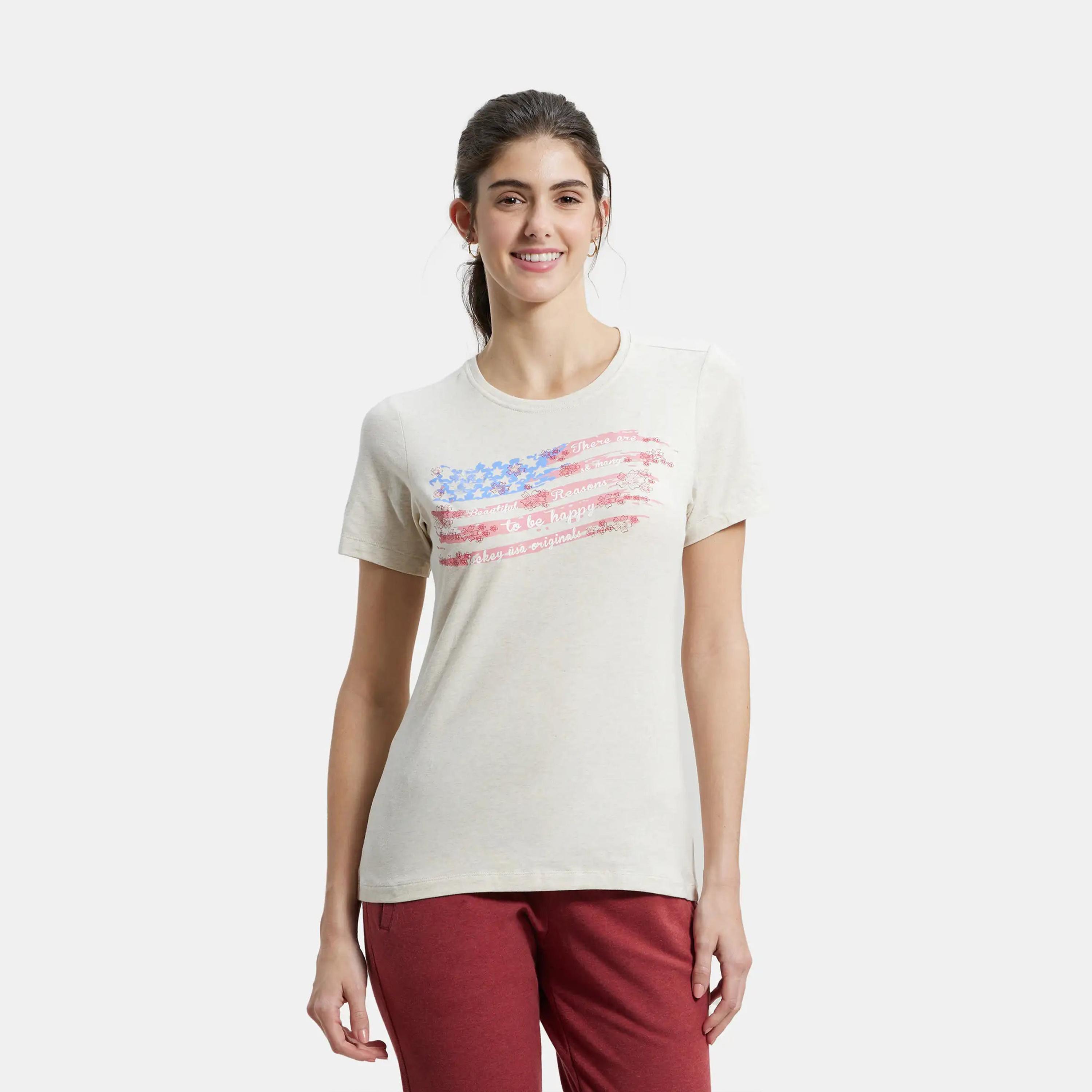 Jockey Women's Assorted Crew Neck T-Shirt-women-clothing-tshirts-image-1