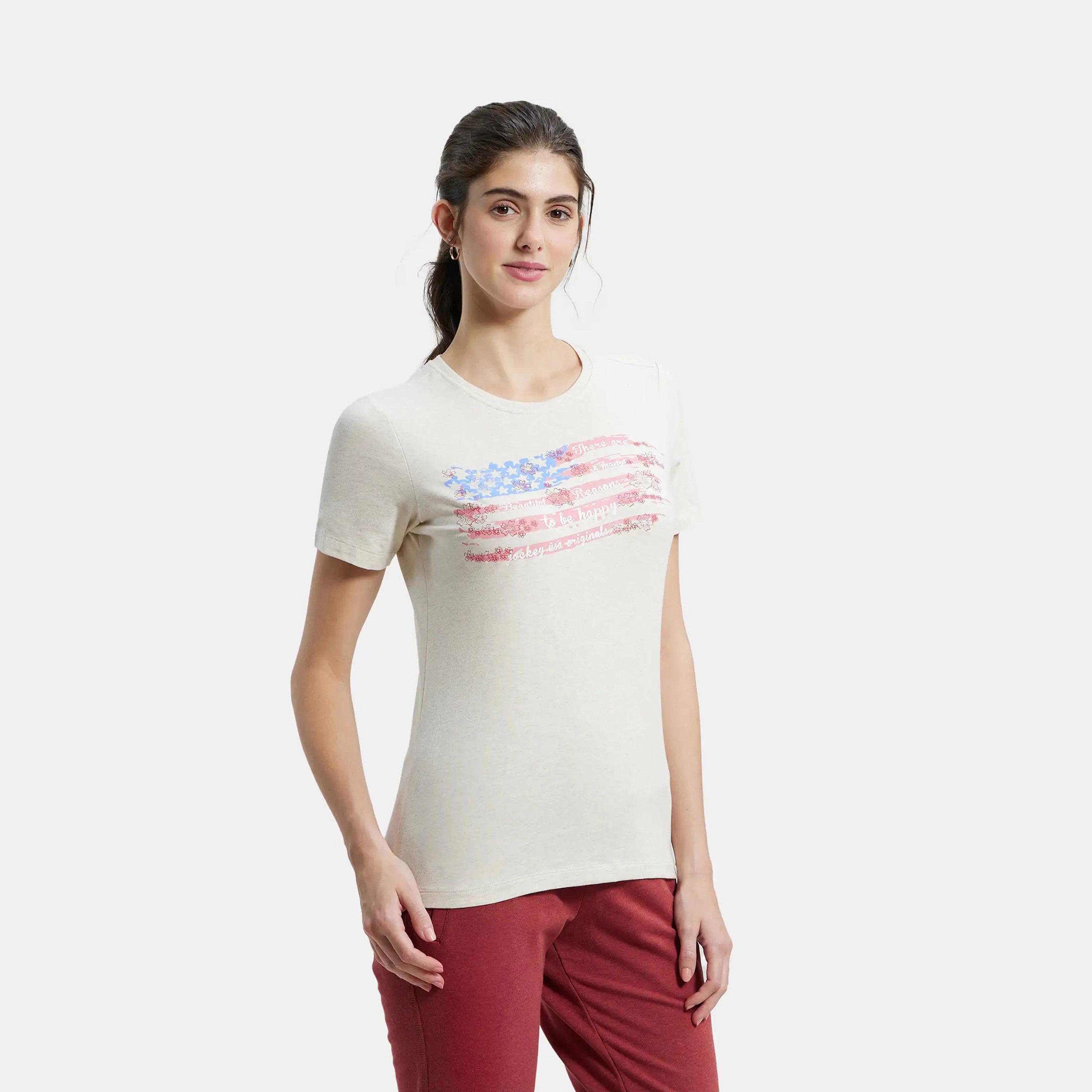 Jockey Women's Assorted Crew Neck T-Shirt-women-clothing-tshirts-image-2