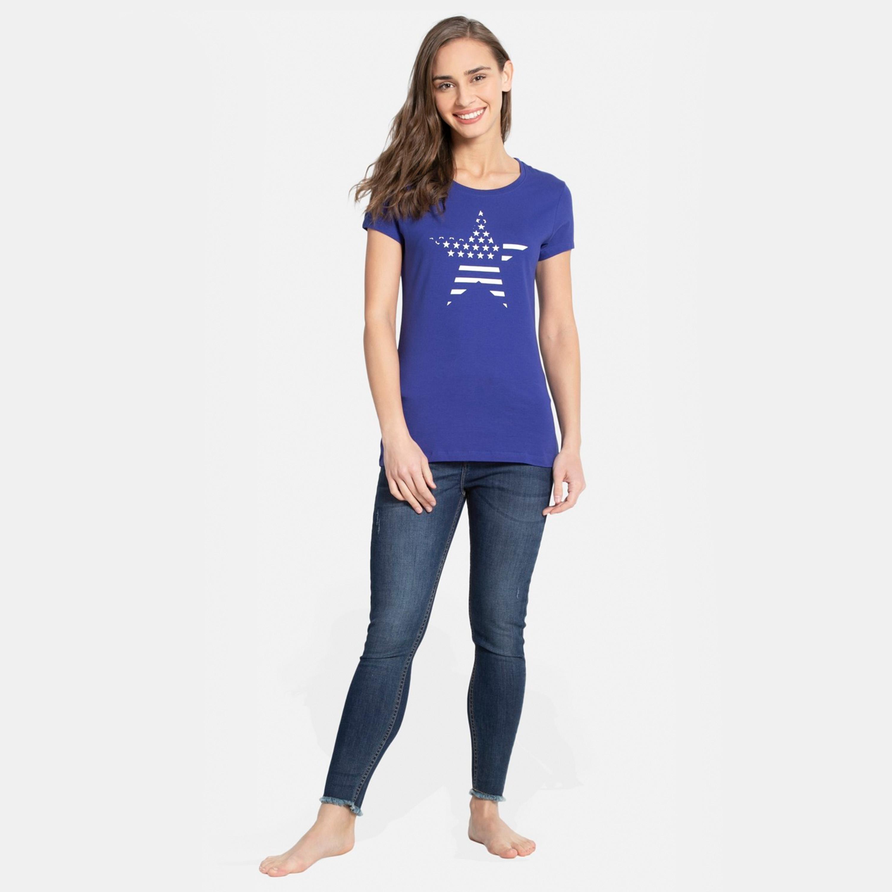 تي شيرت متنوع برقبة دائرية للنساء من جوكي-women-clothing-tshirts-image-32
