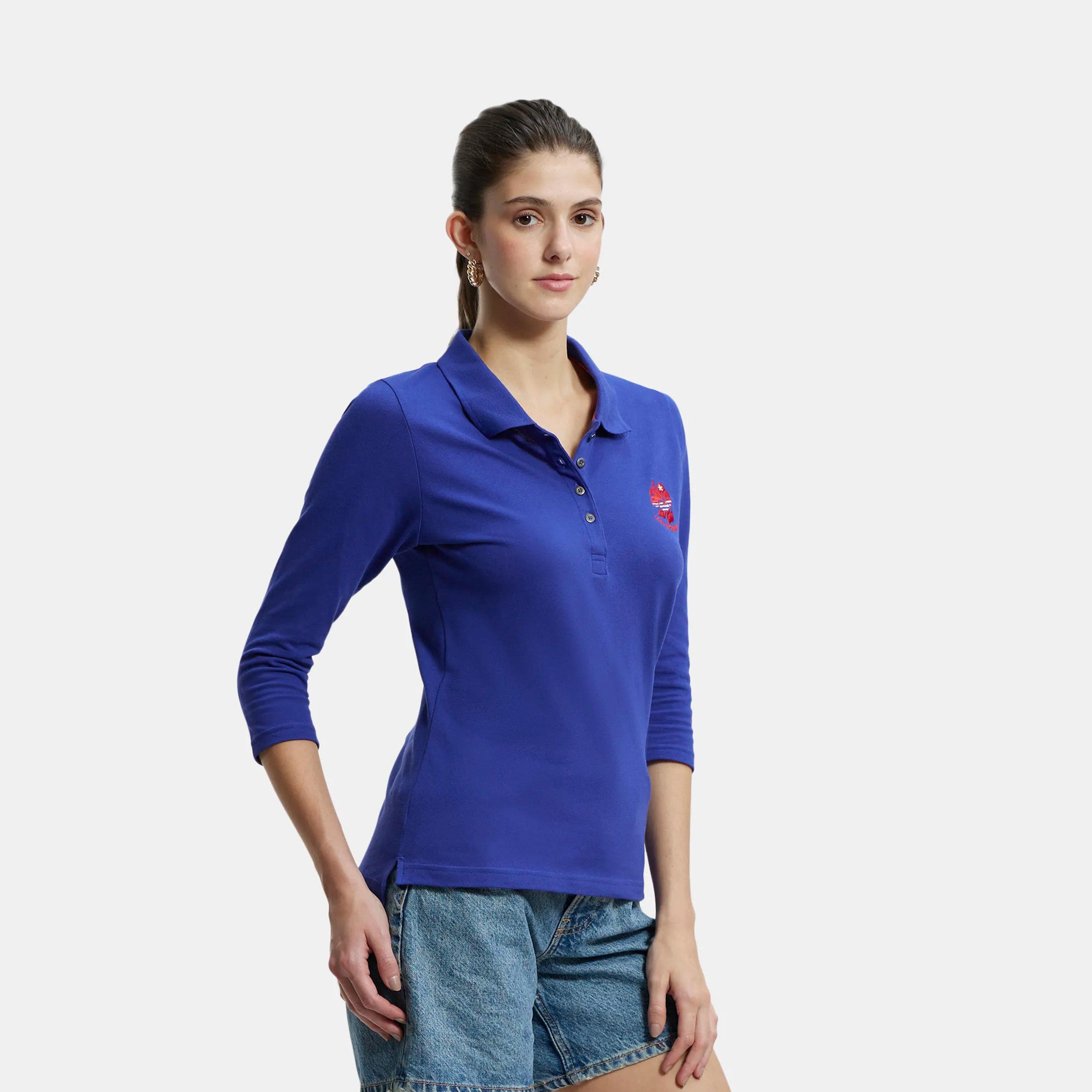 Jockey Women's USA Originals Polo T-Shirt-women-clothing-tshirts-image-2