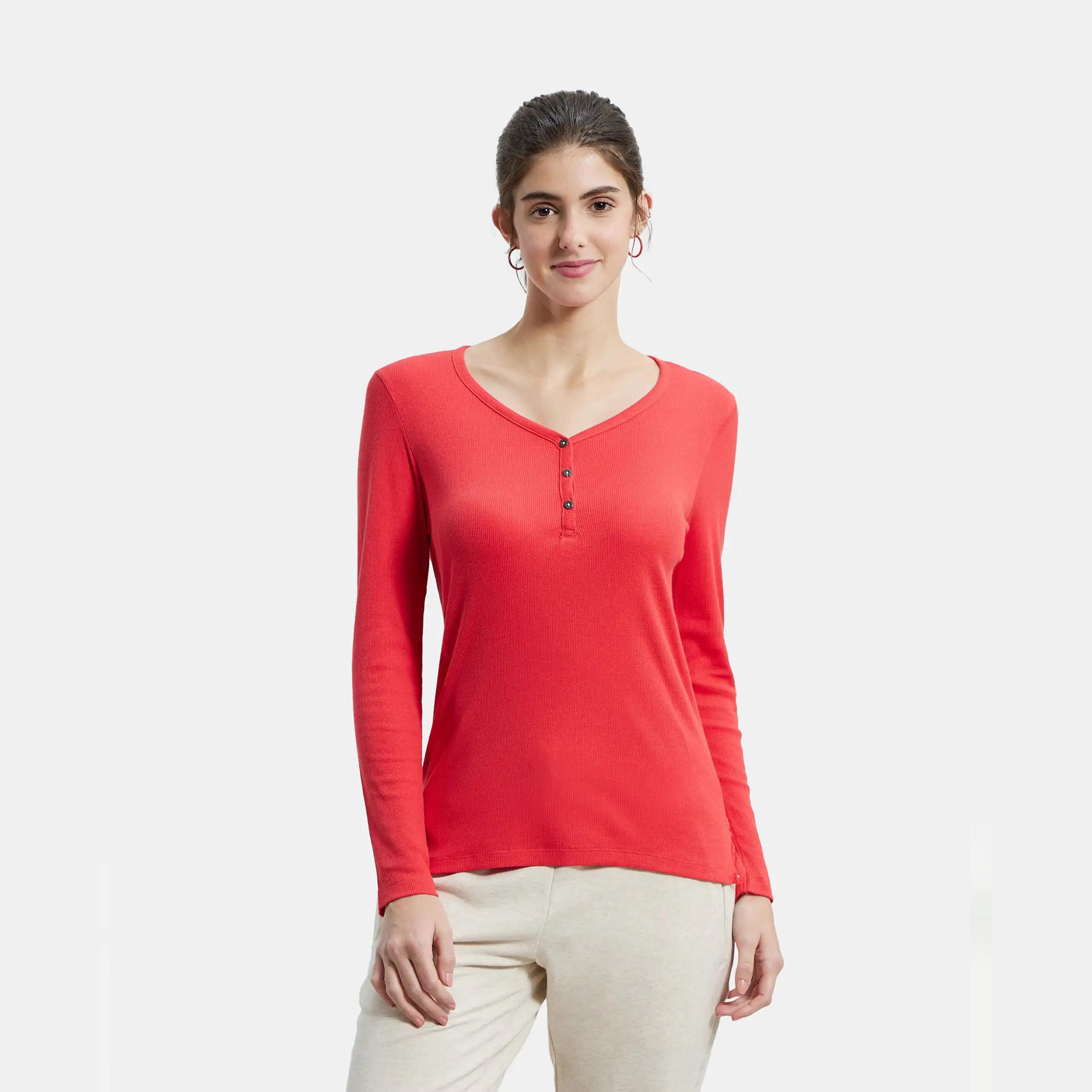 Jockey Women's USA Original Full Sleeve Henley-women-clothing-hoodiesandsweatshirts-sweatshirts-image-7