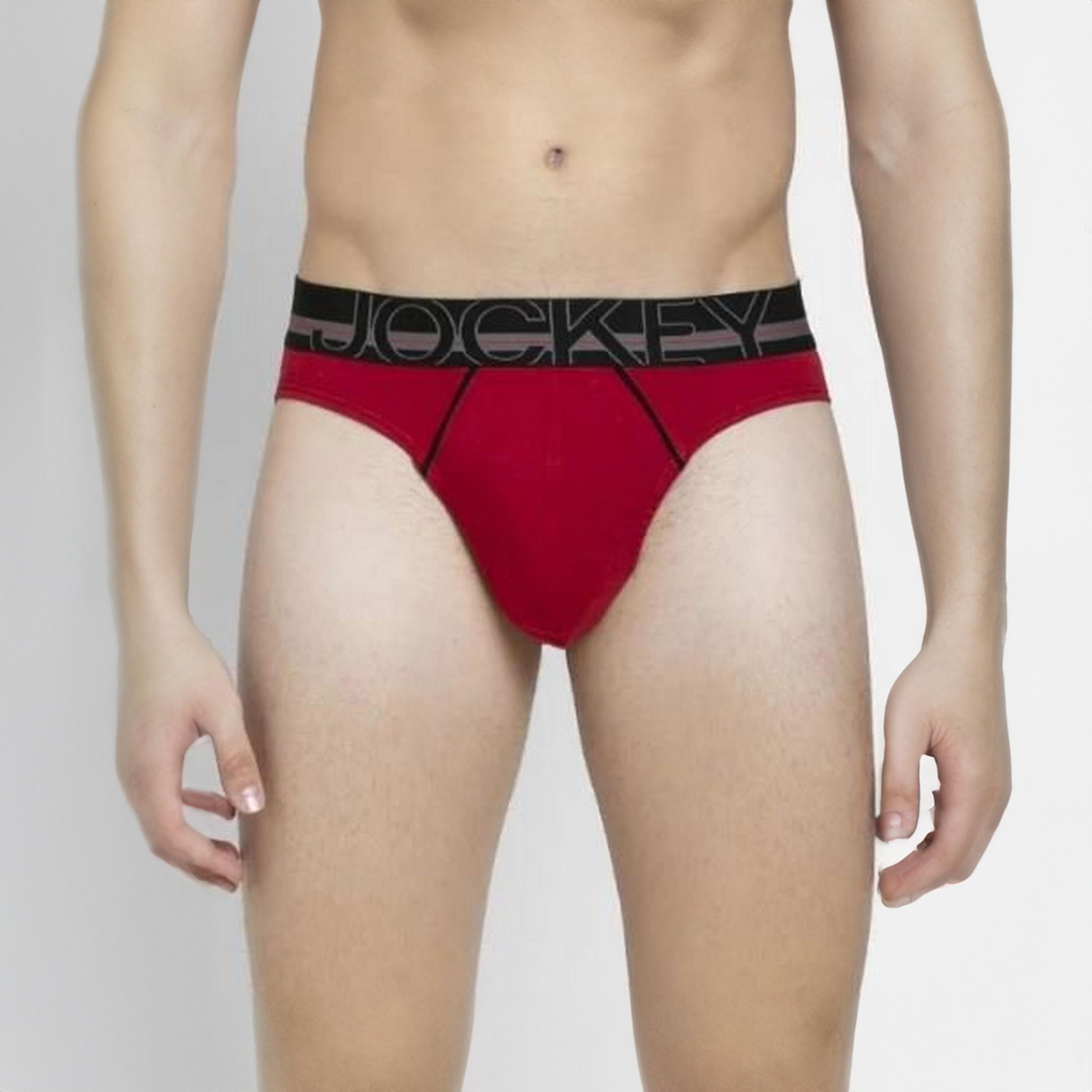 مجموعة متنوعة من 2 سروال داخلي رجالي بحزام خصر مطبوع بعلامة تجارية من جوكي-men-clothing-innerwear-underwear-image-4