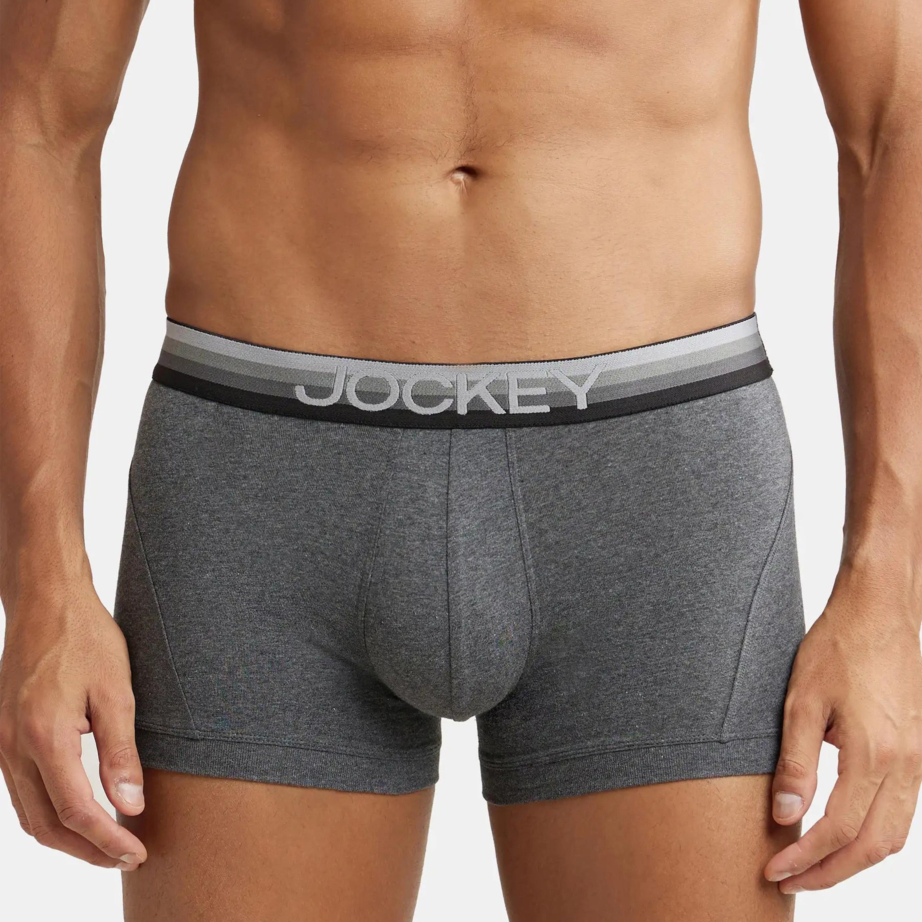 جوكي- سروال داخلي بوكسر قصير رجالي زون مطاطي-men-clothing-innerwear-underwear-image-1