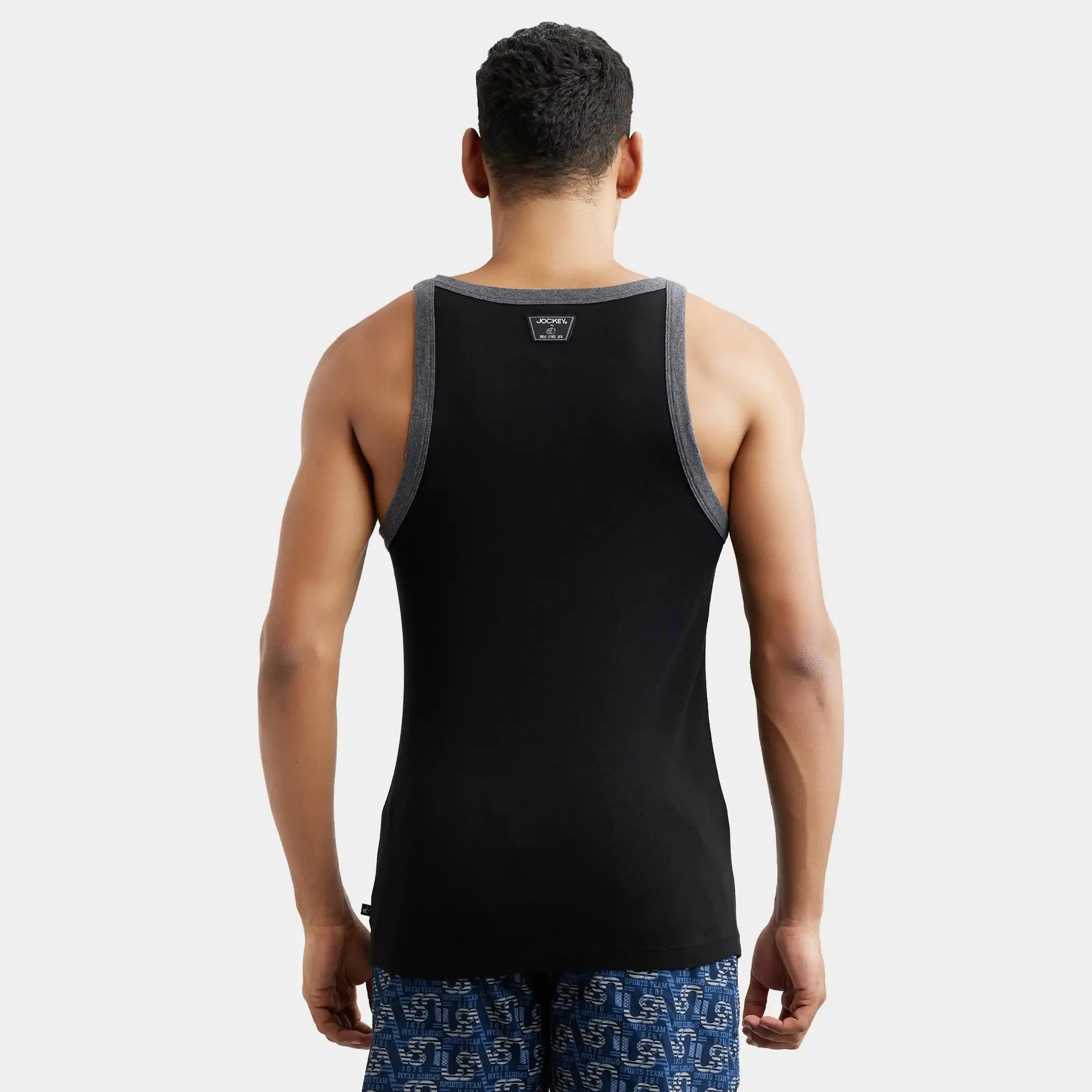 Jockey Plain Scoop Neck Men's Vest-men-clothing-innerwear-vests-image-5