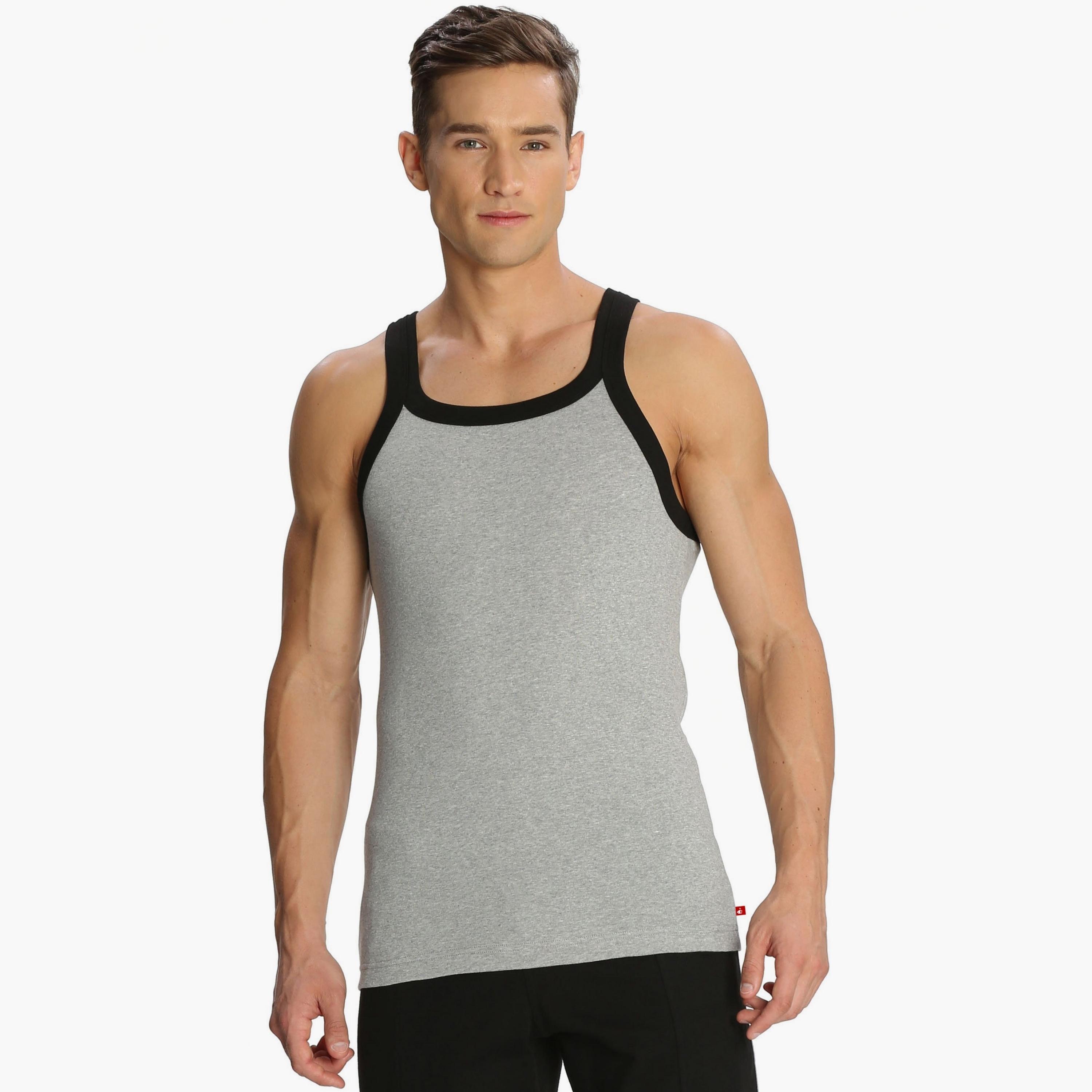 Jockey Plain Scoop Neck Men's Vest-men-clothing-innerwear-vests-image-2