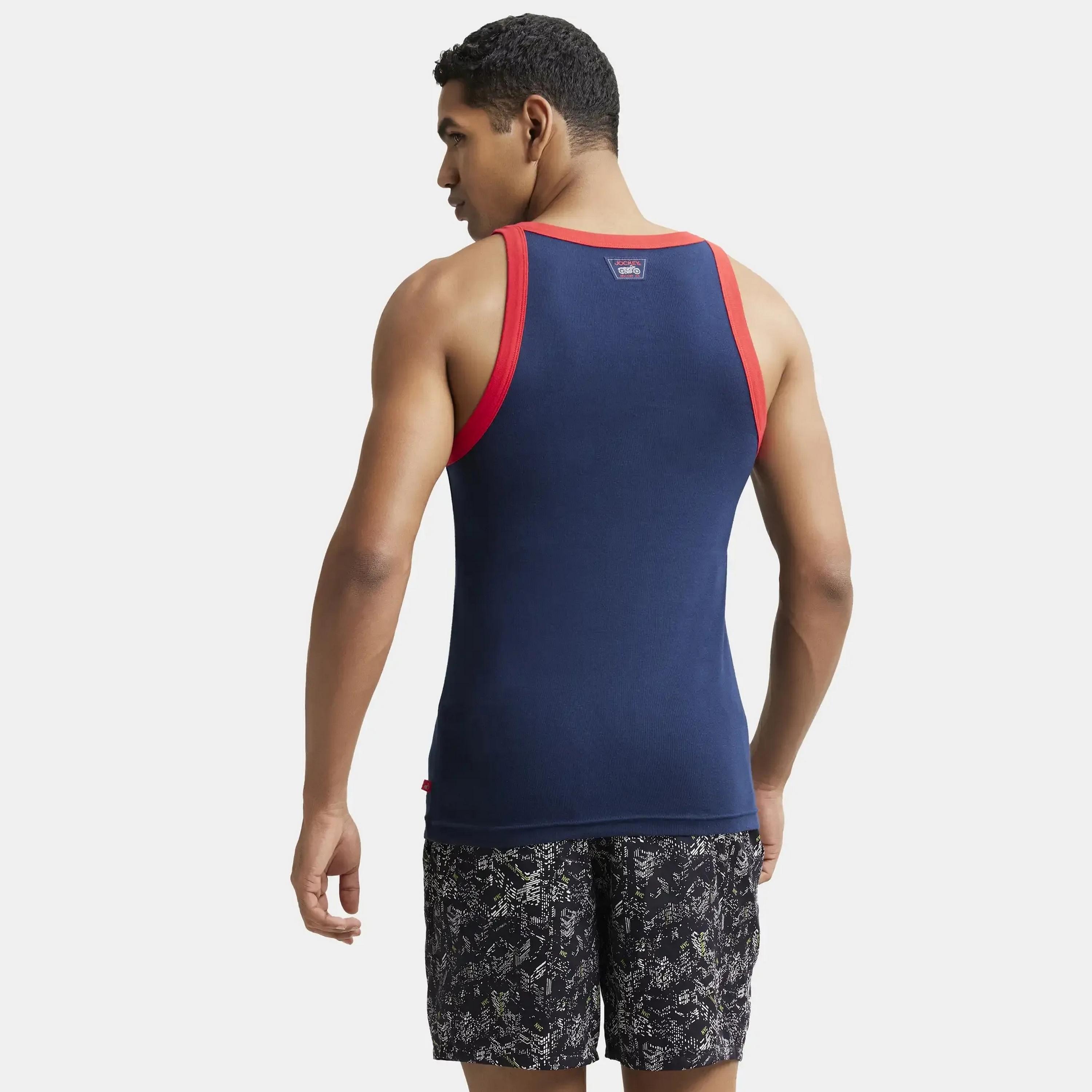 Jockey Plain Scoop Neck Men's Vest-men-clothing-innerwear-vests-image-3