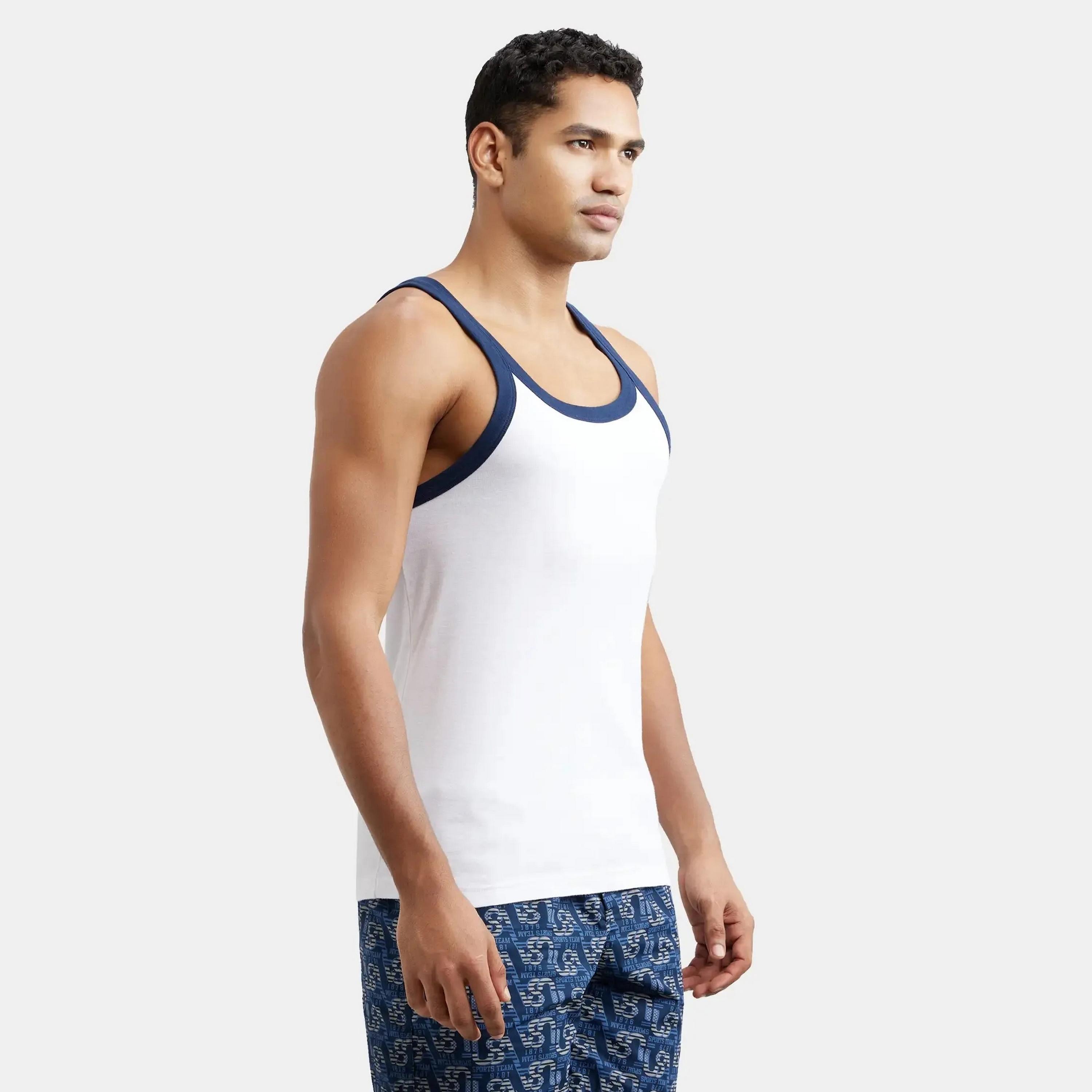 Jockey Plain Scoop Neck Men's Vest-men-clothing-innerwear-vests-image-3