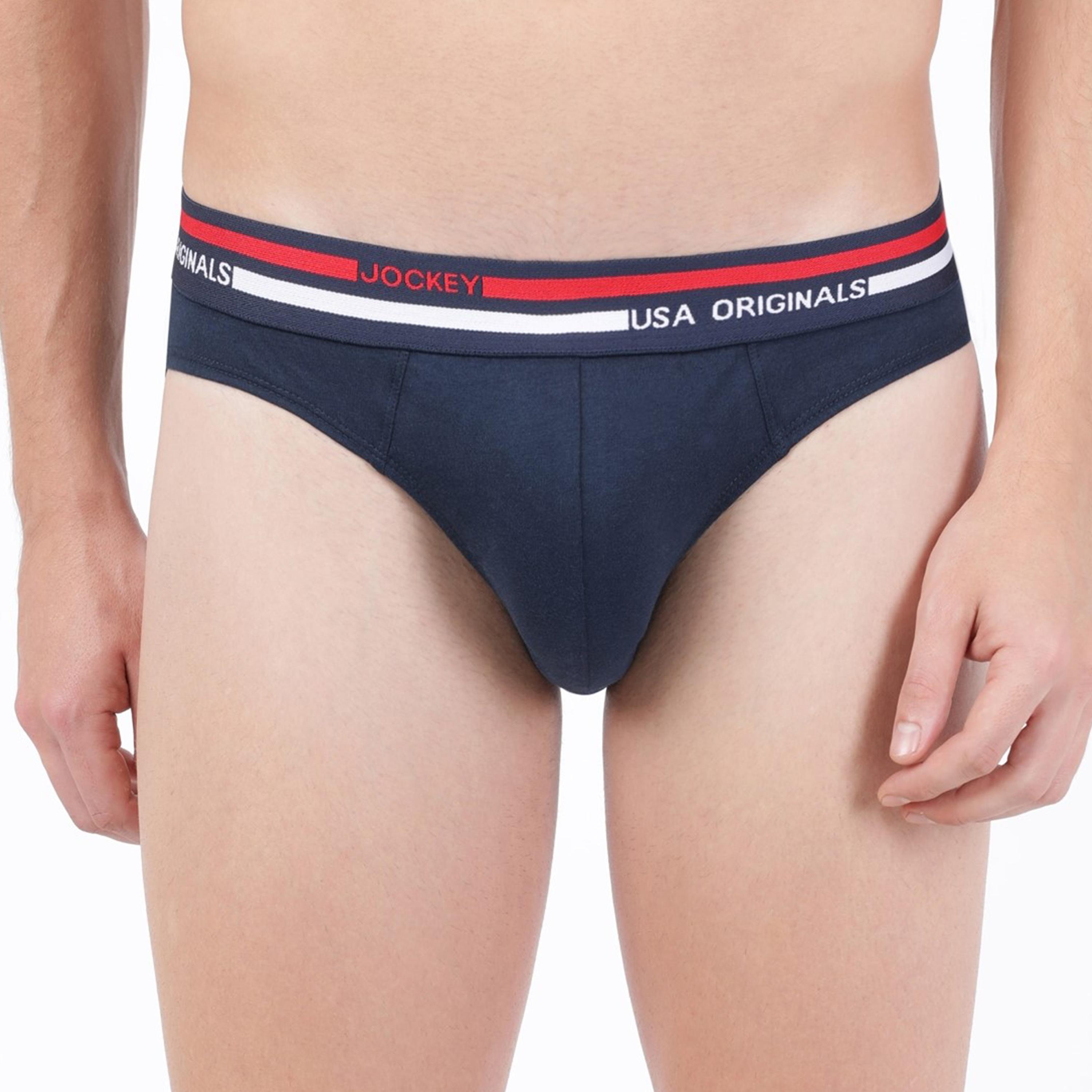 Jockey Men's Assorted Melange Brief-men-clothing-innerwear-underwear-image-1