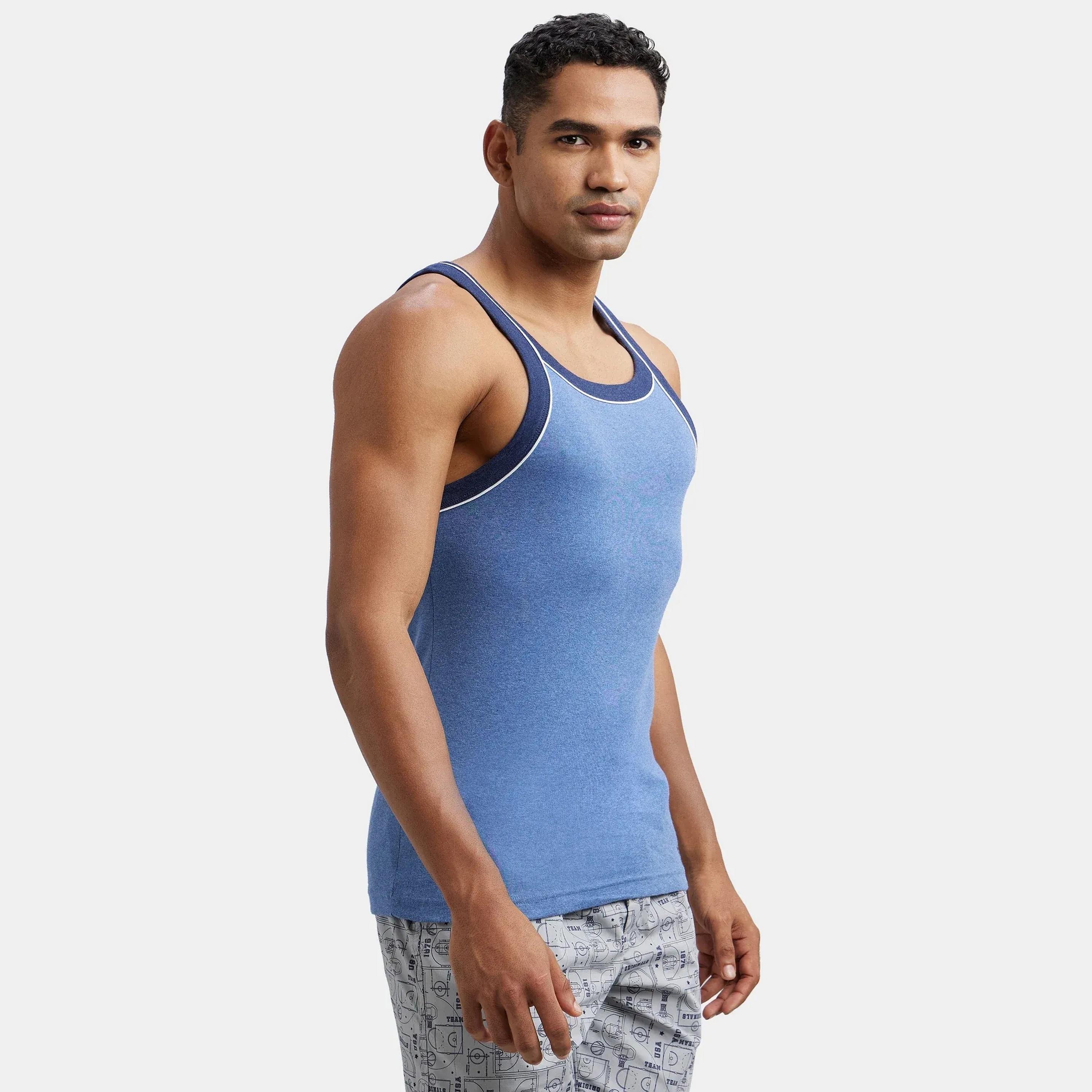 Jockey Plain Scoop Neck Men's Vest-men-clothing-innerwear-vests-image-3