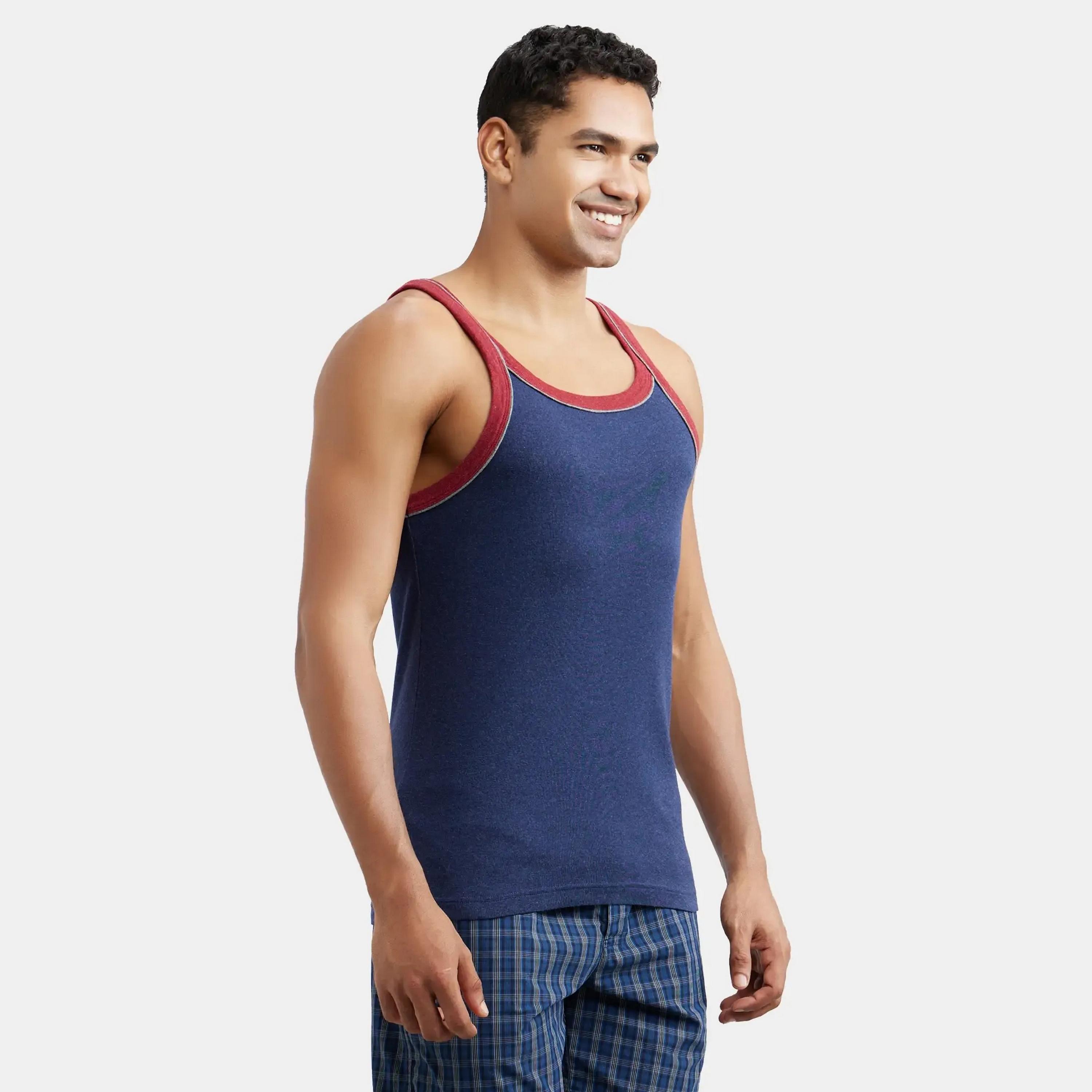 Jockey Plain Scoop Neck Men's Vest-men-clothing-innerwear-vests-image-3