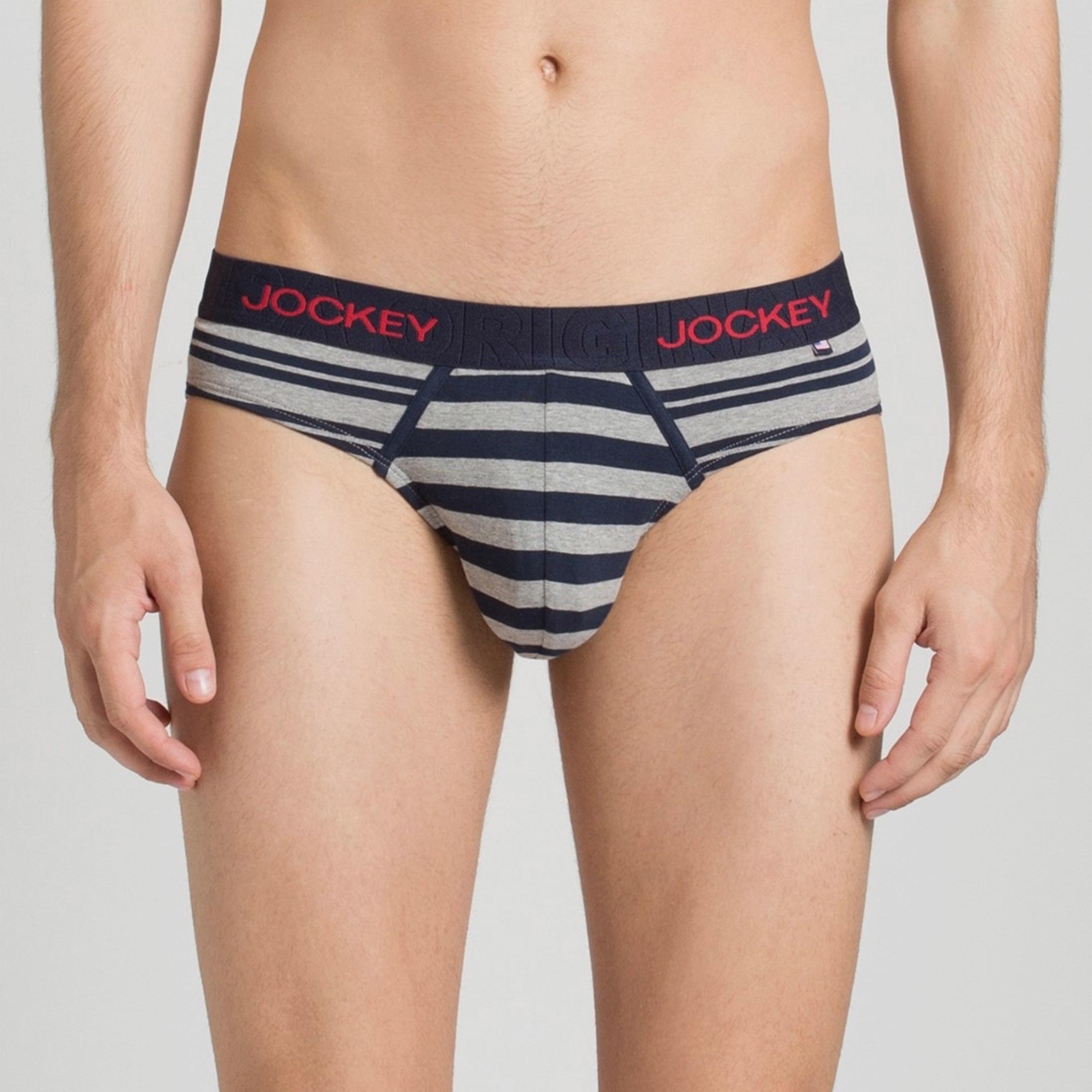 Jockey Men's Assorted USA Originals Striped Brief-men-clothing-innerwear-underwear-image-1
