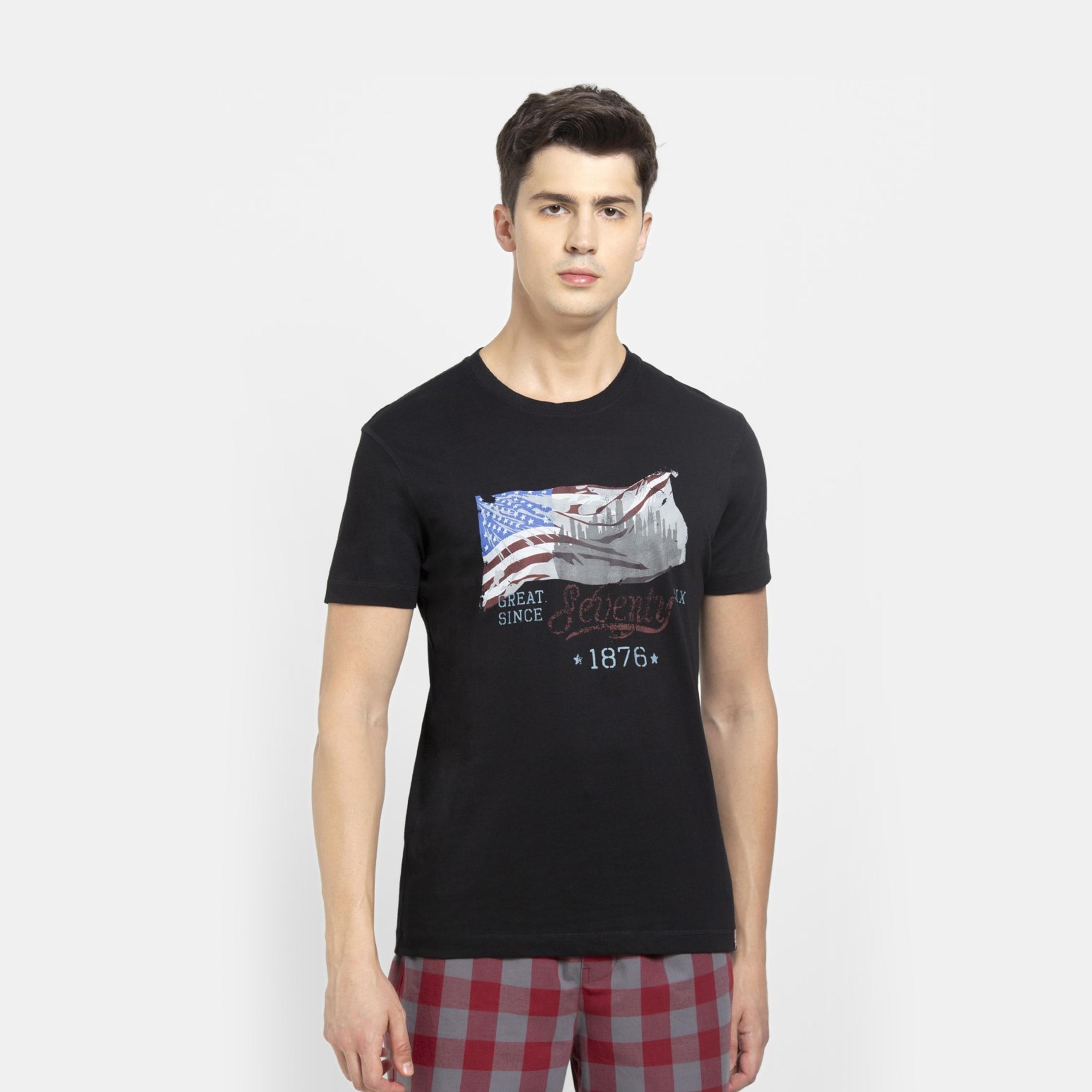 جوكي- تي شيرت رجالي رسومات غرافيكية رقبة دائرية-men-clothing-tshirtsandpolos-tshirts-image-1