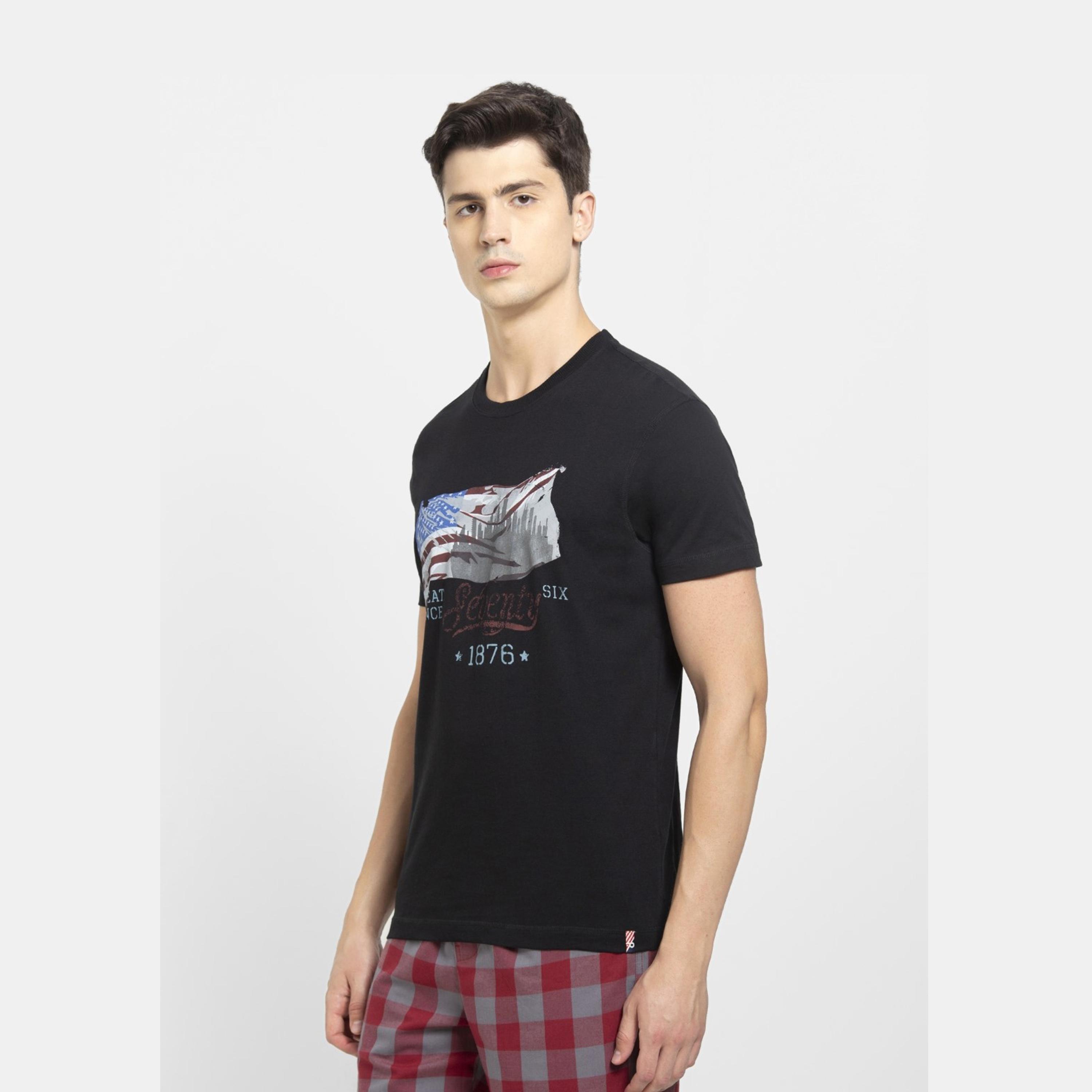 جوكي- تي شيرت رجالي رسومات غرافيكية رقبة دائرية-men-clothing-tshirtsandpolos-tshirts-image-2