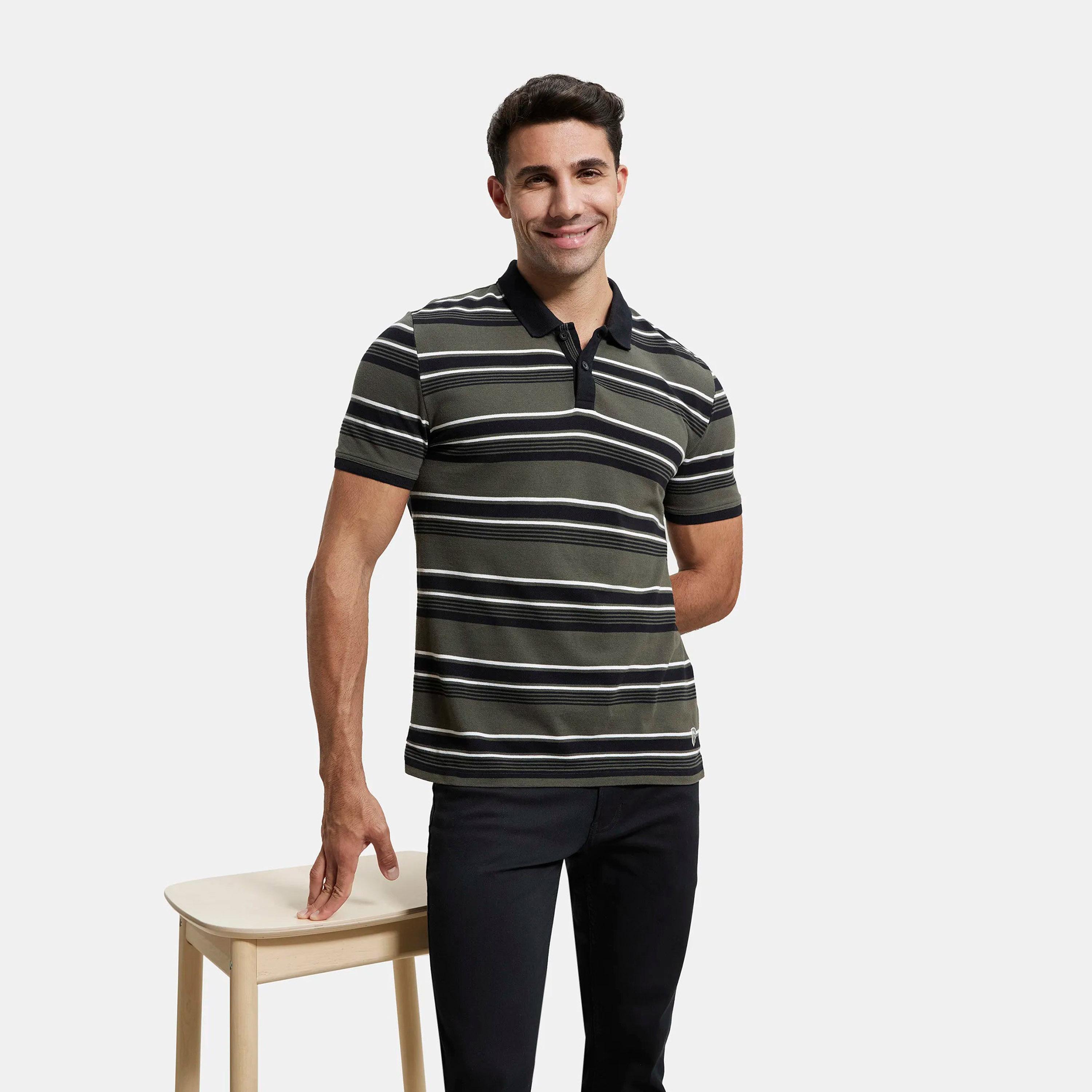 جوكي- قميص بولو رجالي يو اس ايه اوريجينالز نصف كم-men-clothing-tshirtsandpolos-polos-image-6
