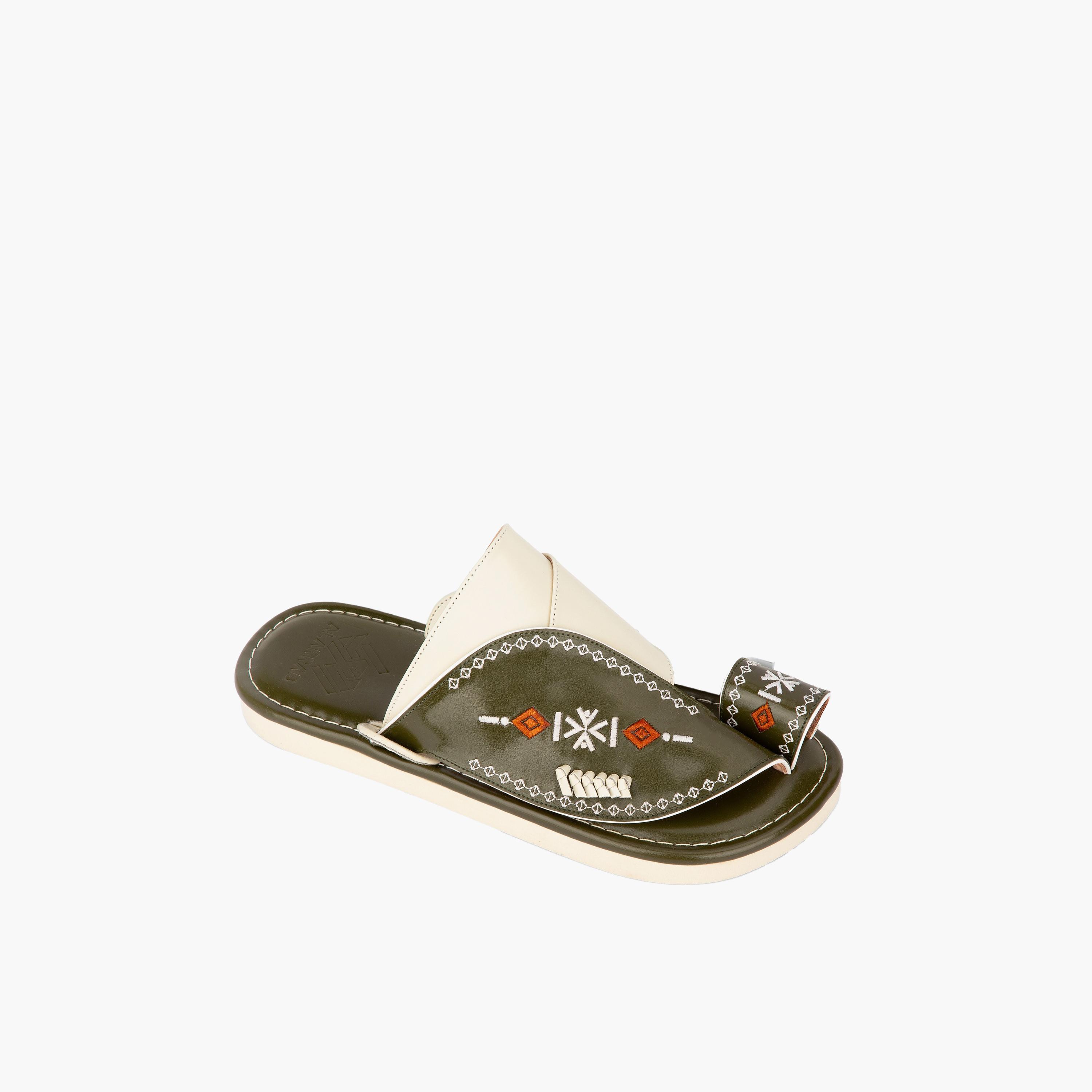 Alarrab Men's Slip On Oriental Slide Sandals | USE-291-5005-men-shoes-sandals-image-1
