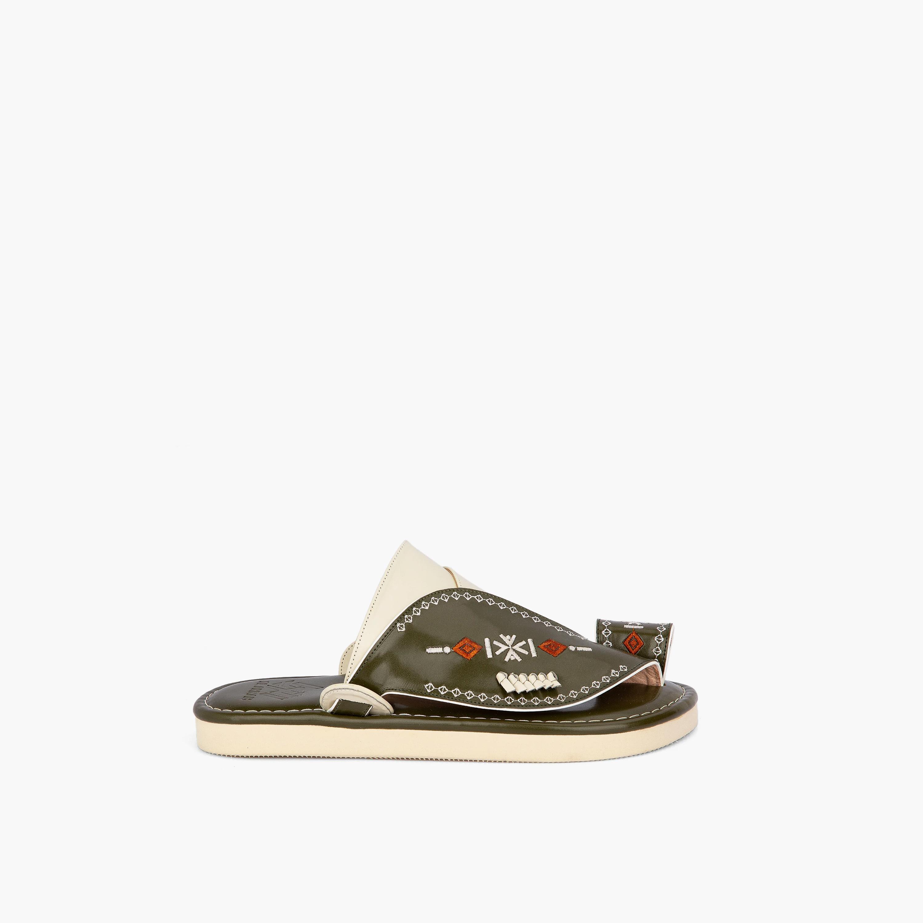 Alarrab Men's Slip On Oriental Slide Sandals | USE-291-5005-men-shoes-sandals-image-4