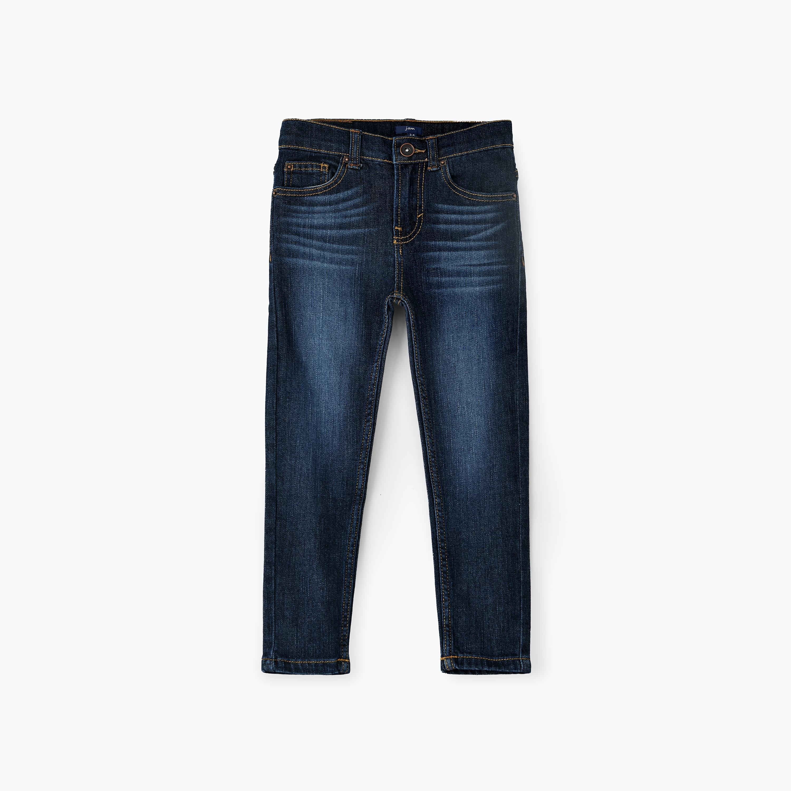 UniqKidz Basic Denim Jeans for Boys-baby-boys-clothing-bottoms-jeans-image-1
