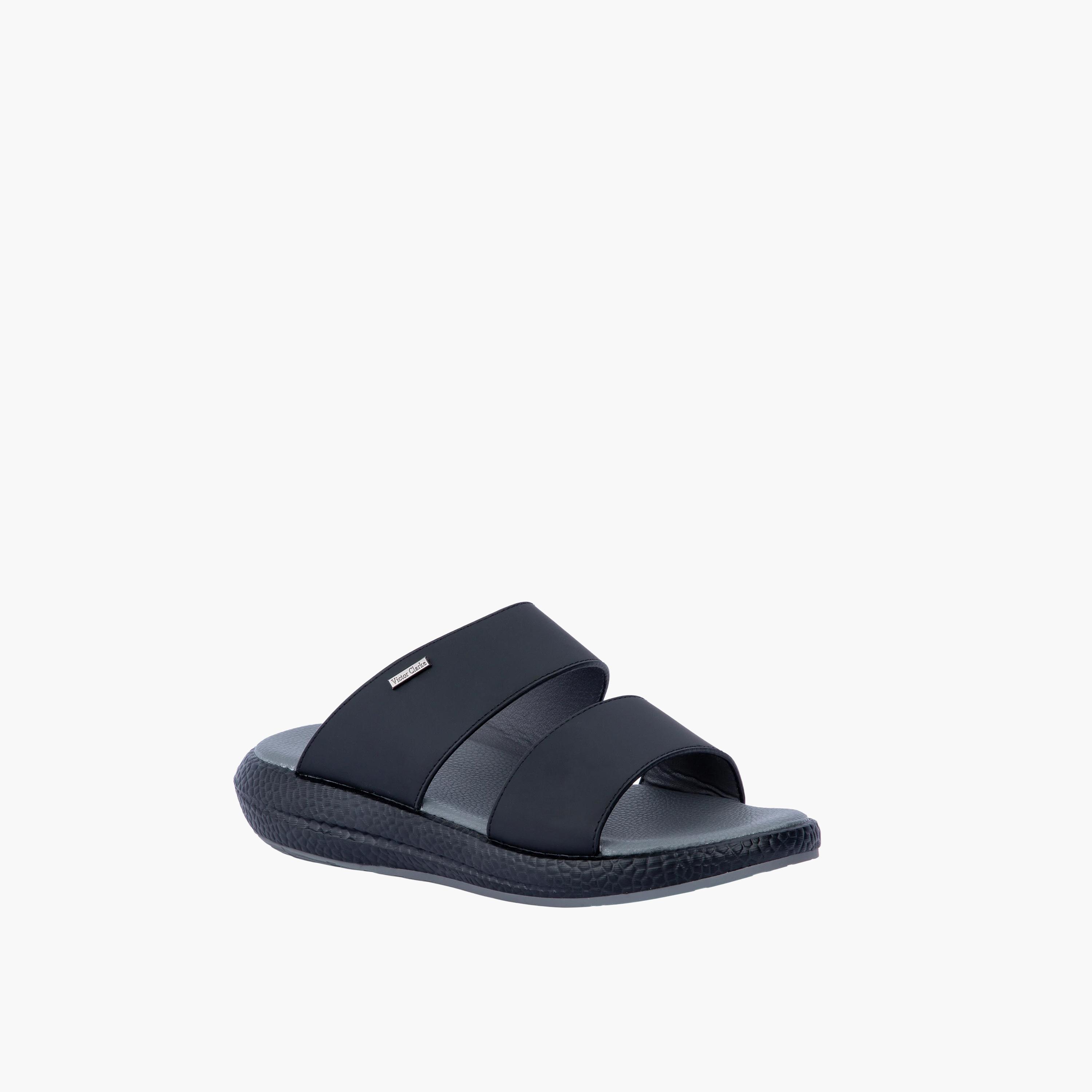 Alarrab Men's Slip On Oriental Slide Sandals | VC3004-men-shoes-sandals-image-1