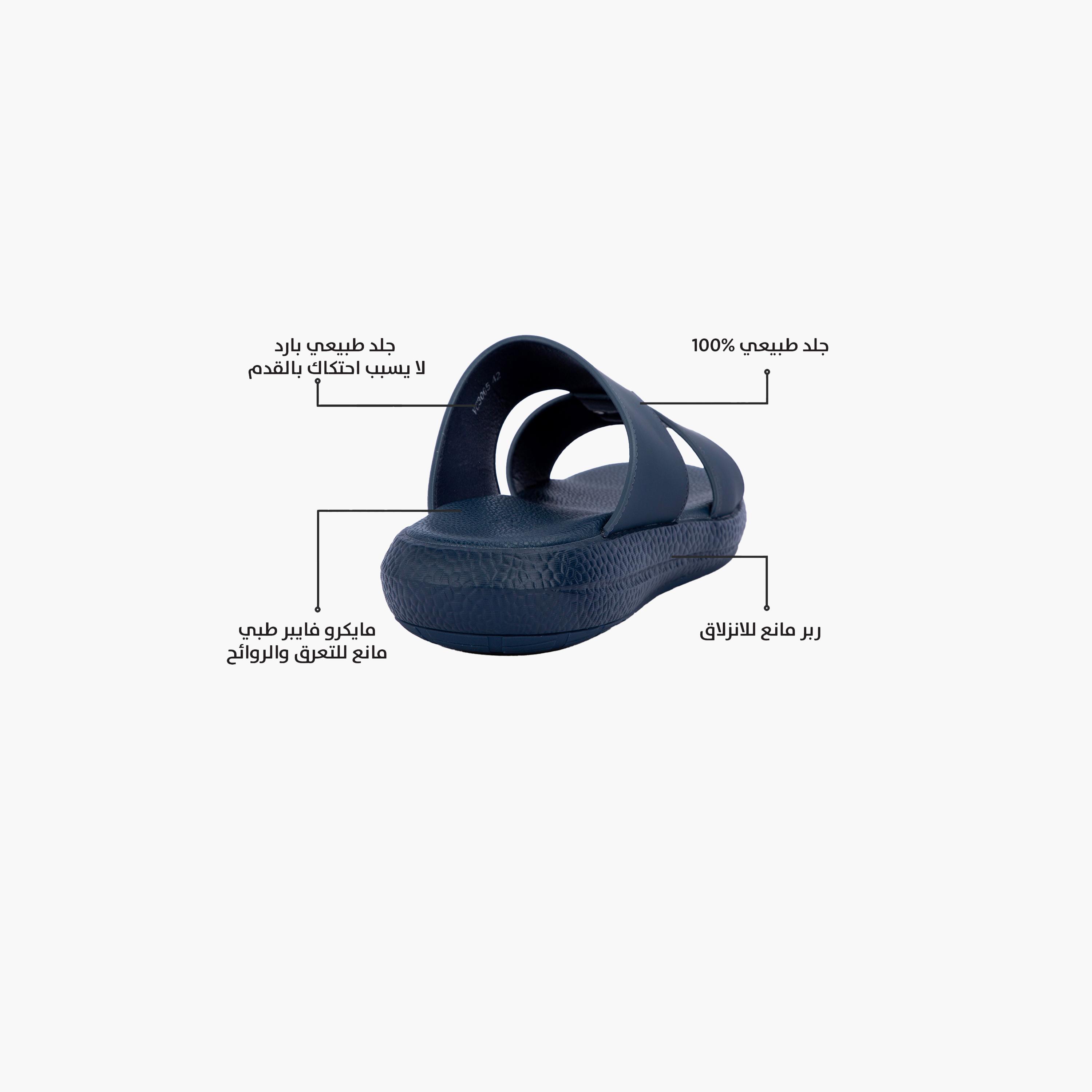 Alarrab Men's Slip On Slide Sandals | VC3005-men-shoes-sandals-image-3