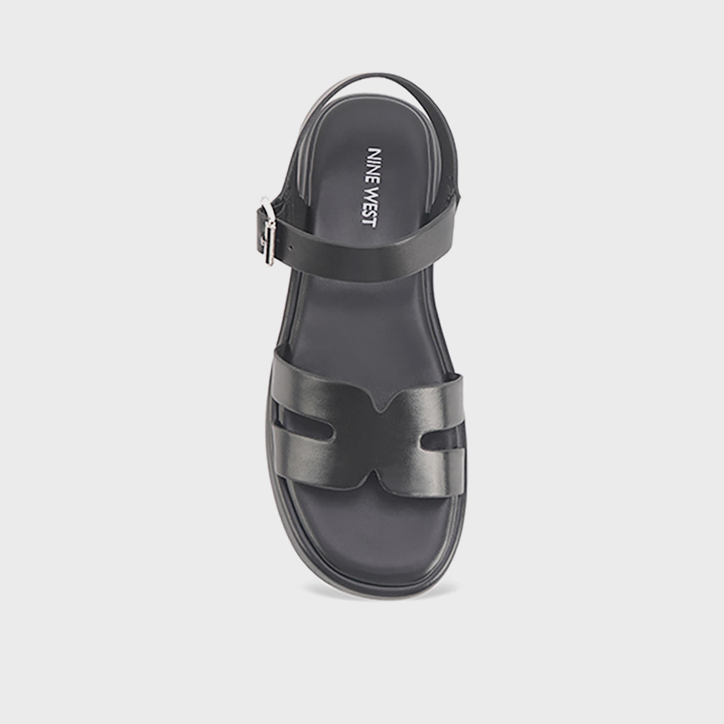 ناين ويست- حذاء كعب مسطح بإبزيم للنساء | VELART 5FX-women-shoes-sandals-flats-image-2