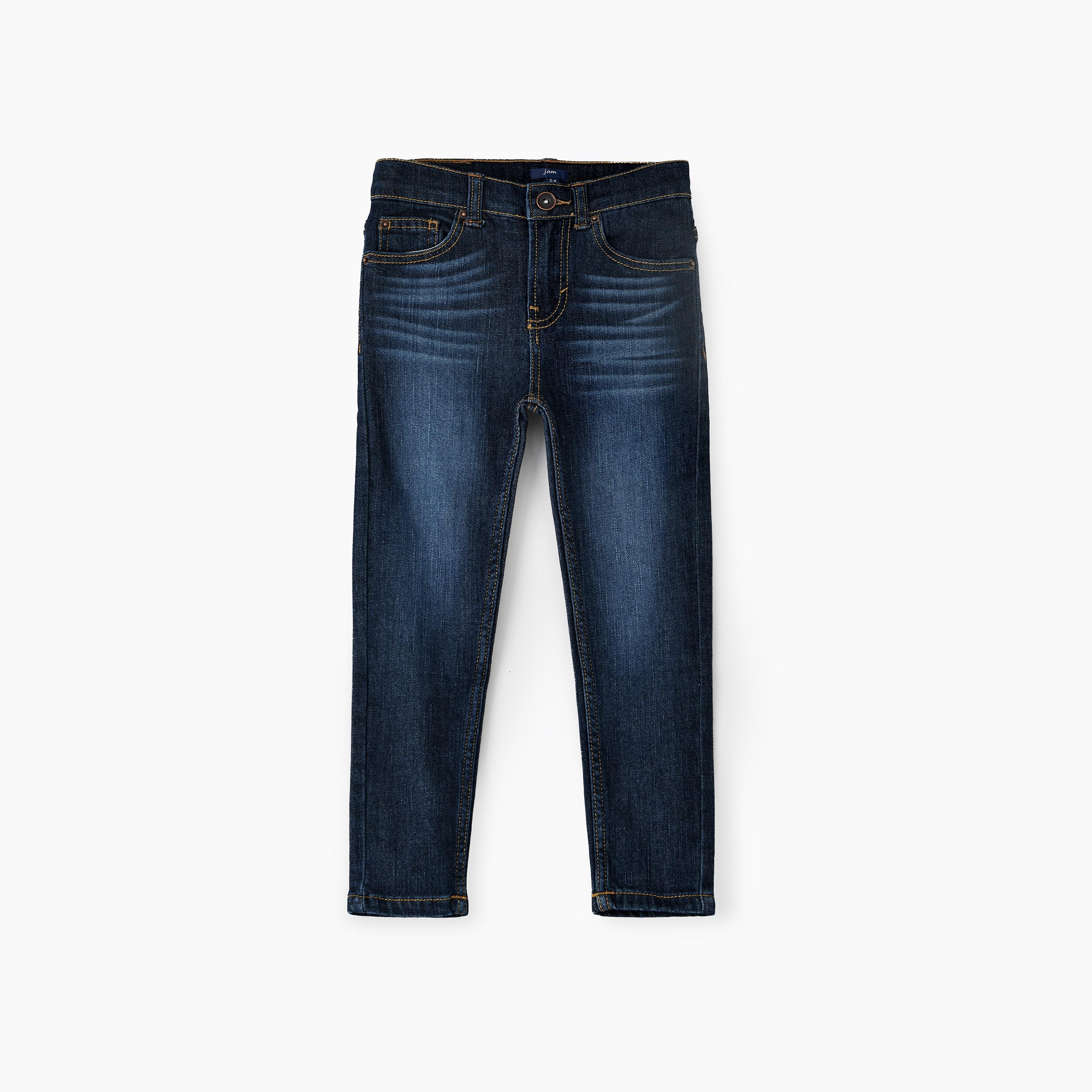 UniqKidz Basic Denim Jeans for Boys-baby-boys-clothing-bottoms-jeans-image-1