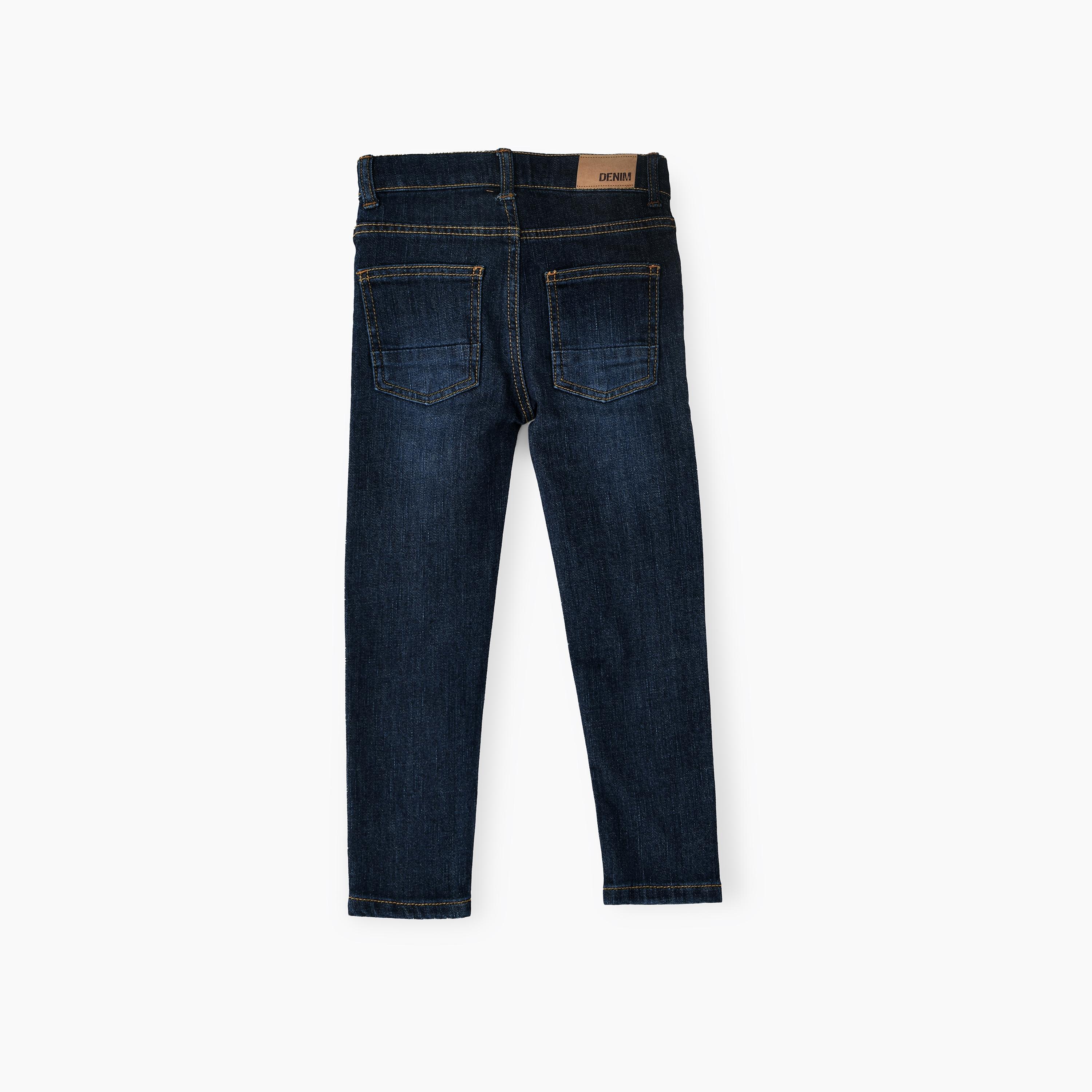 UniqKidz Basic Denim Jeans for Boys-baby-boys-clothing-bottoms-jeans-image-2