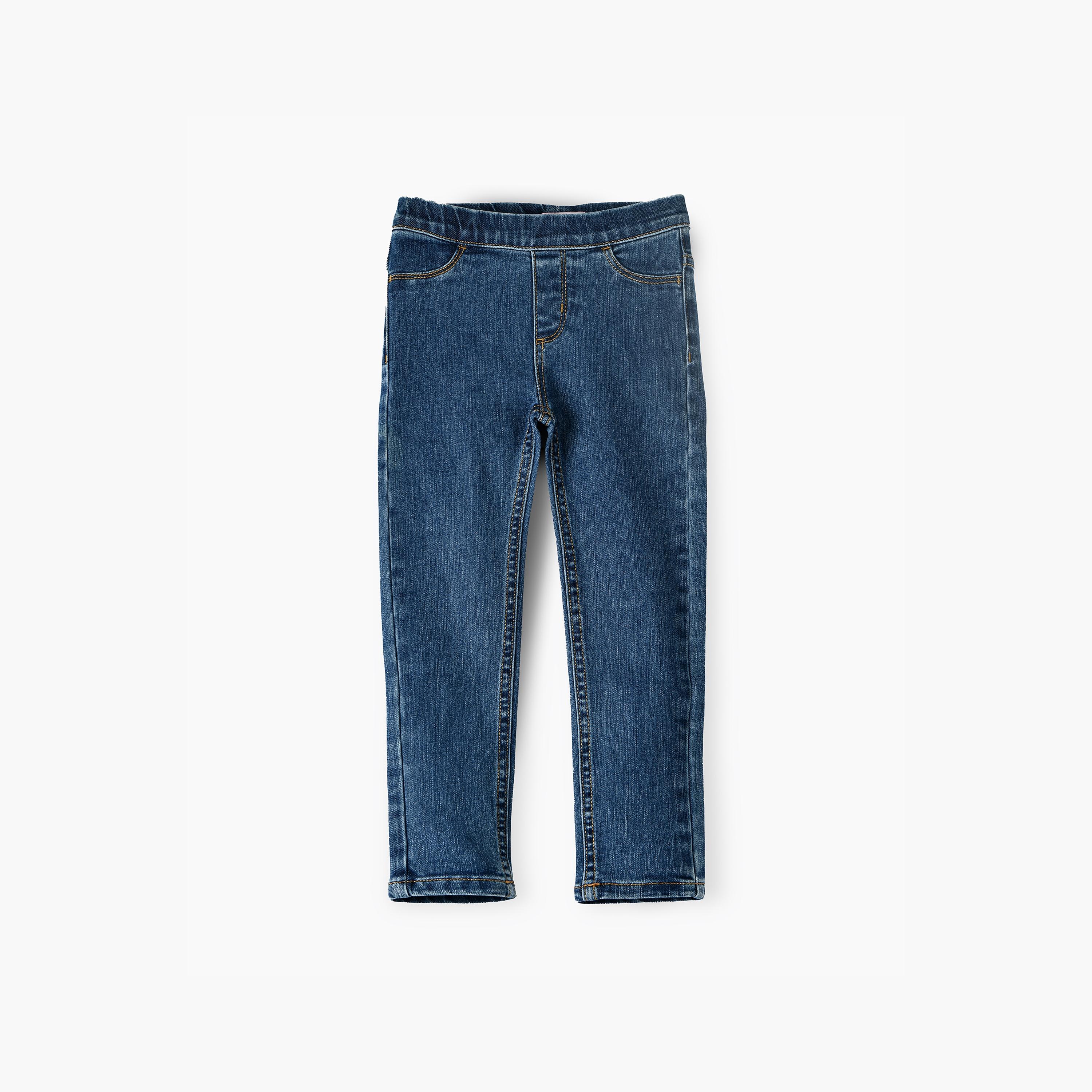 UniqKidz Basic Denim Jeggings for Girls-baby-girls-clothing-bottoms-jeans-image-1