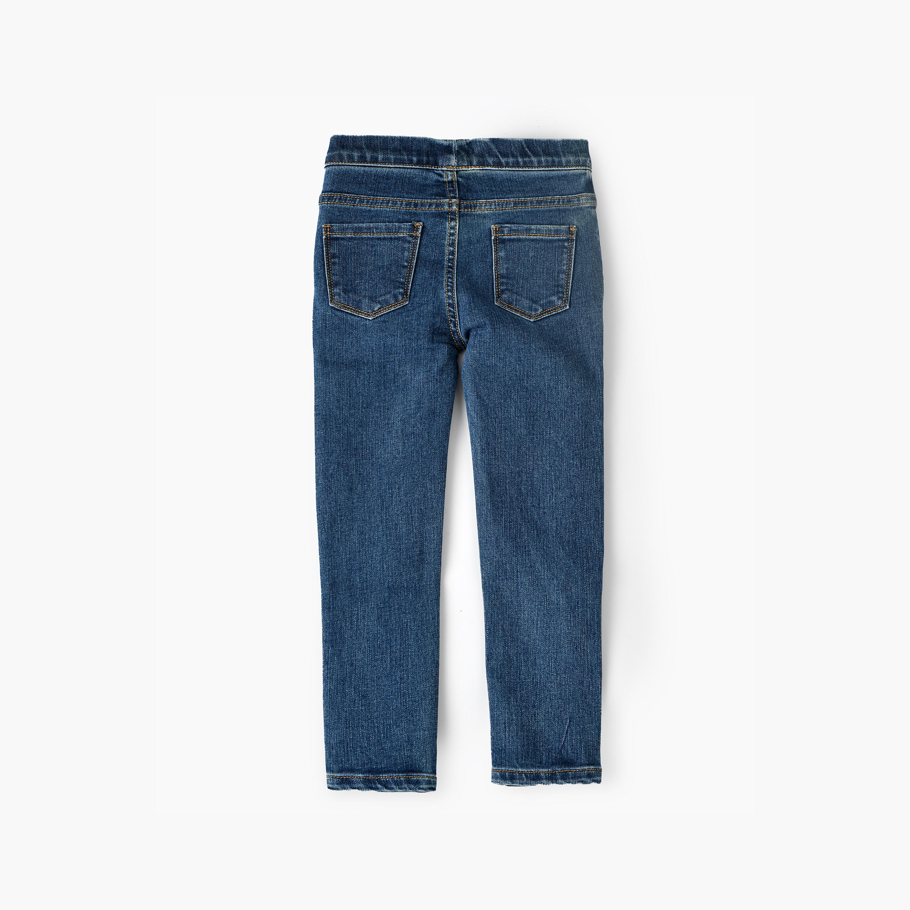 UniqKidz Basic Denim Jeggings for Girls-baby-girls-clothing-bottoms-jeans-image-3