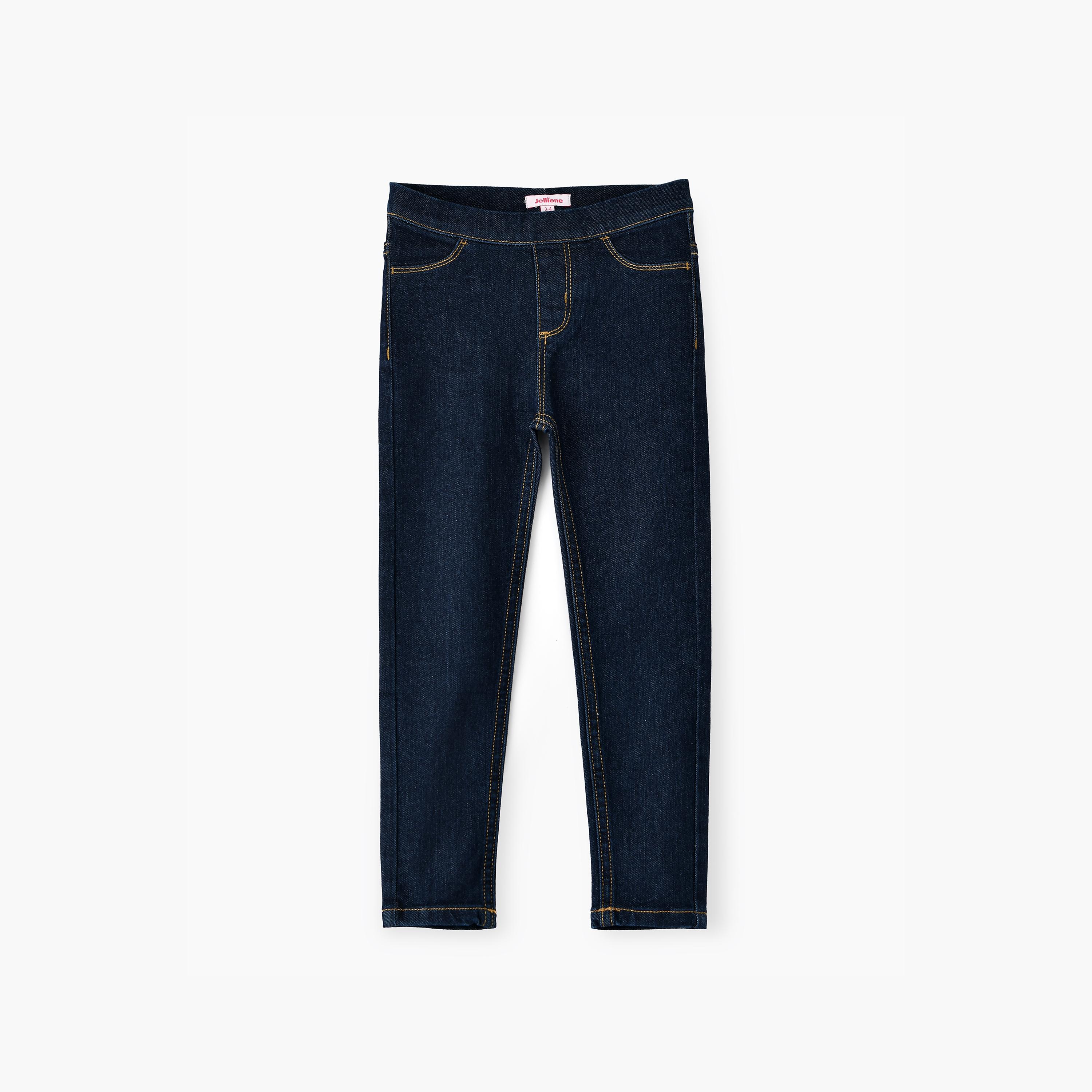 Buy UniqKidz Basic Denim Jeggings for Girls Online Babyshop UAE