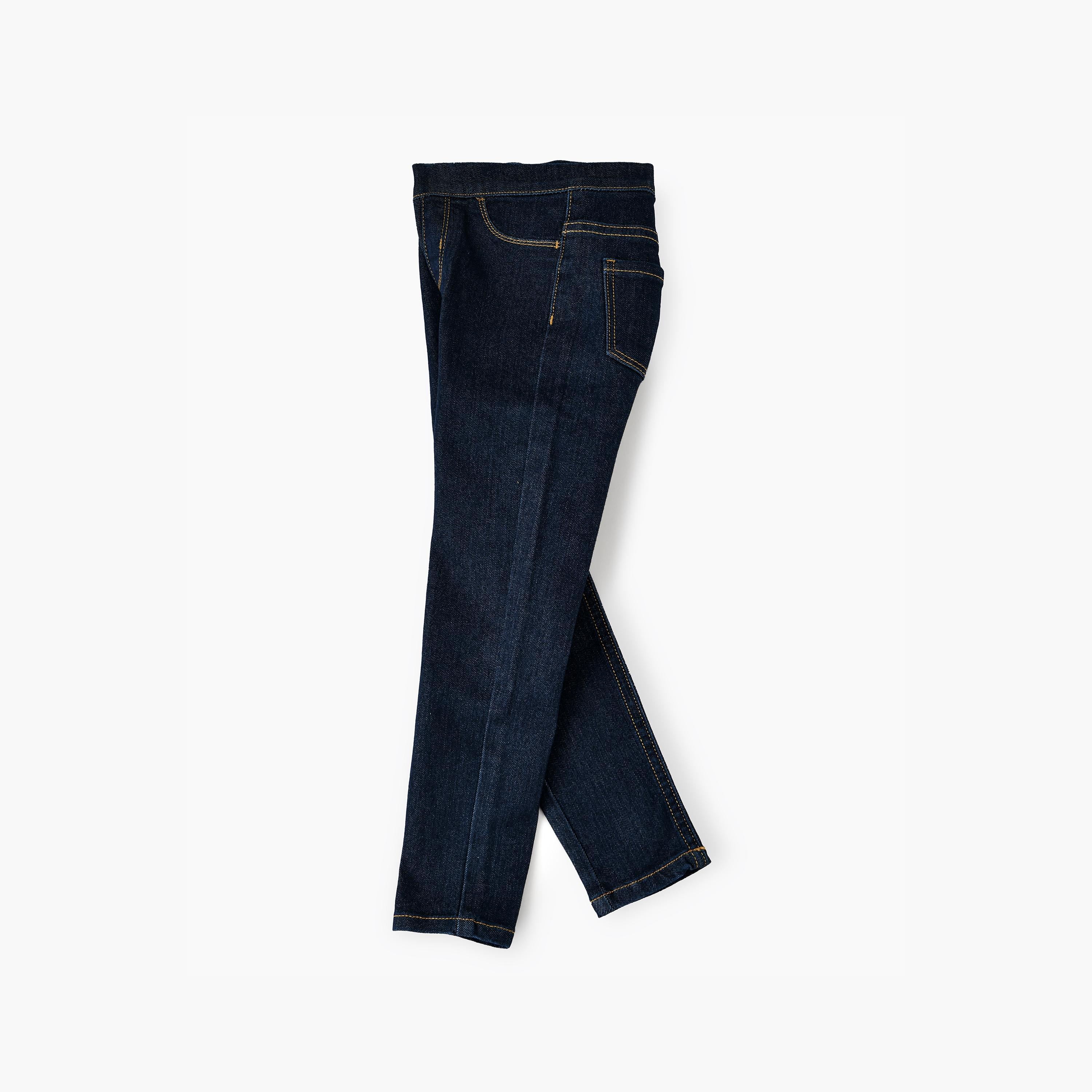 UniqKidz Basic Denim Jeggings for Girls-baby-girls-clothing-bottoms-jeans-image-2