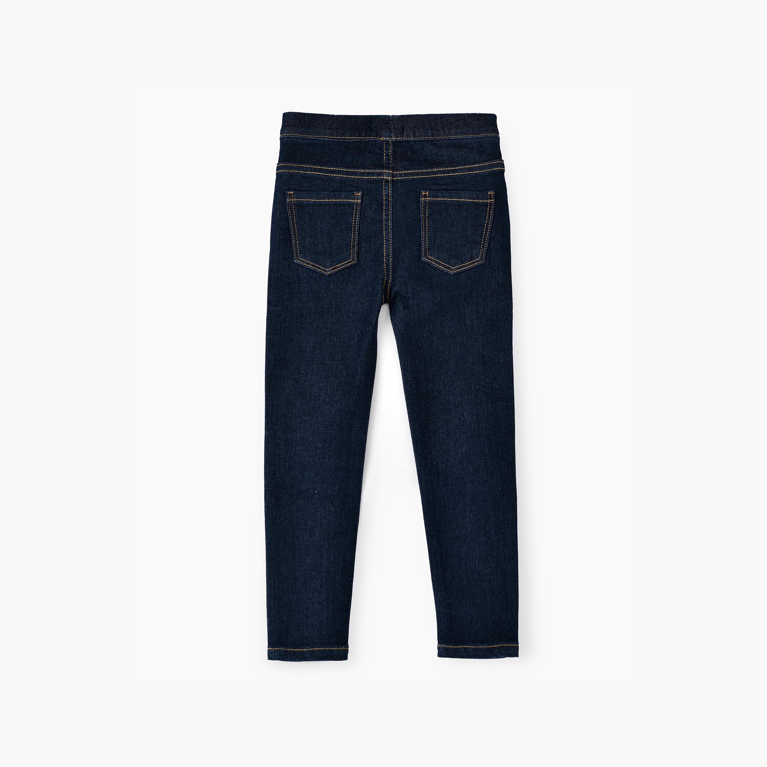 UniqKidz Basic Denim Jeggings for Girls-baby-girls-clothing-bottoms-jeans-image-3
