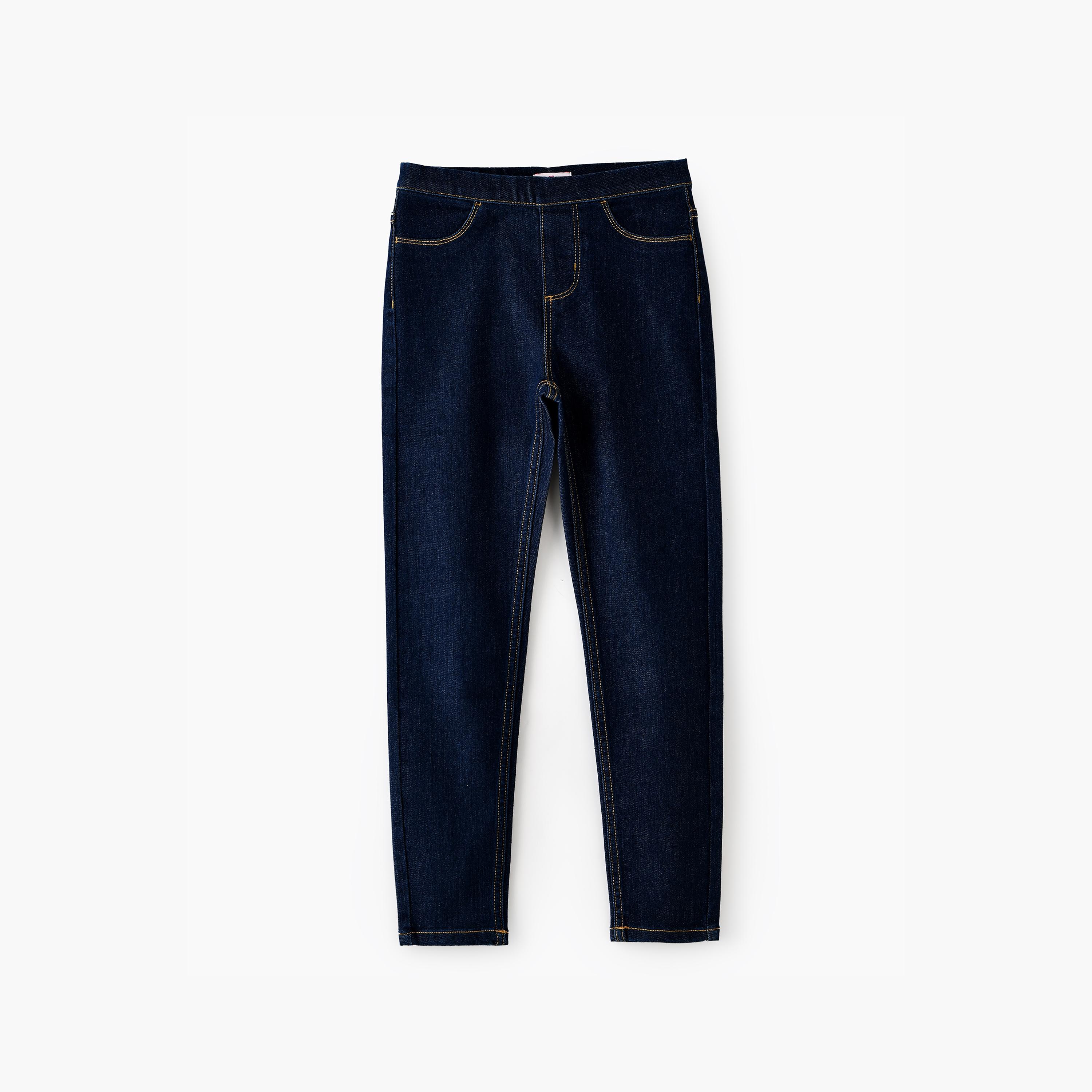 UniqKidz Basic Denim Jeggings for Girls-girls-clothing-bottoms-jeansandjeggings-image-1